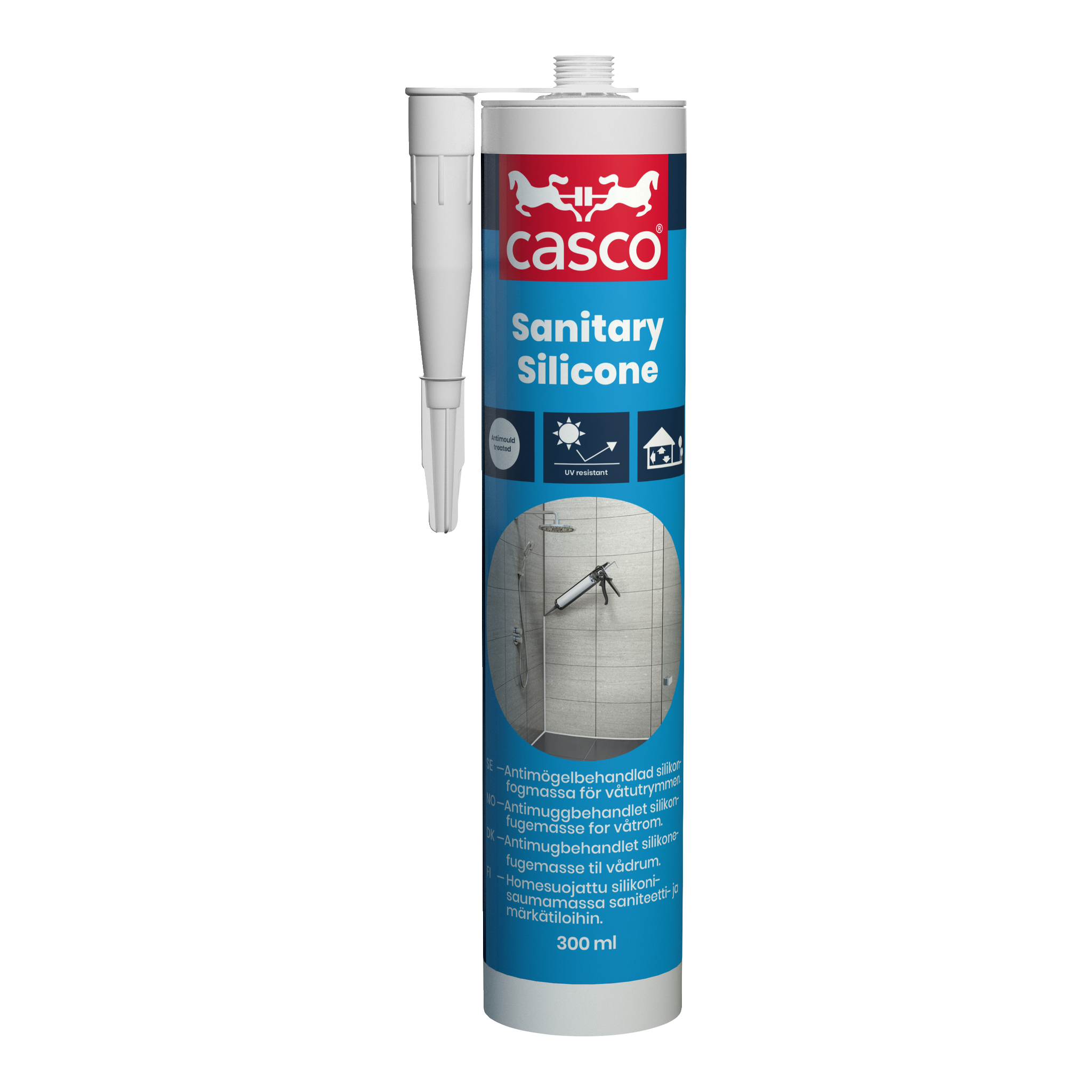 Sanitærsilikon 300 ml