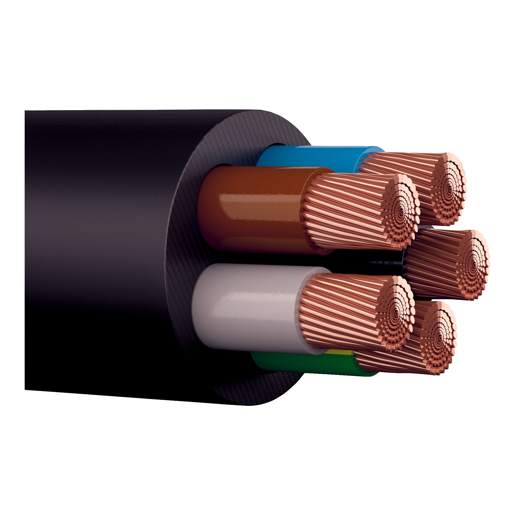 RDOE-kabel H07RN-F 5G2,5 mm² 10 m