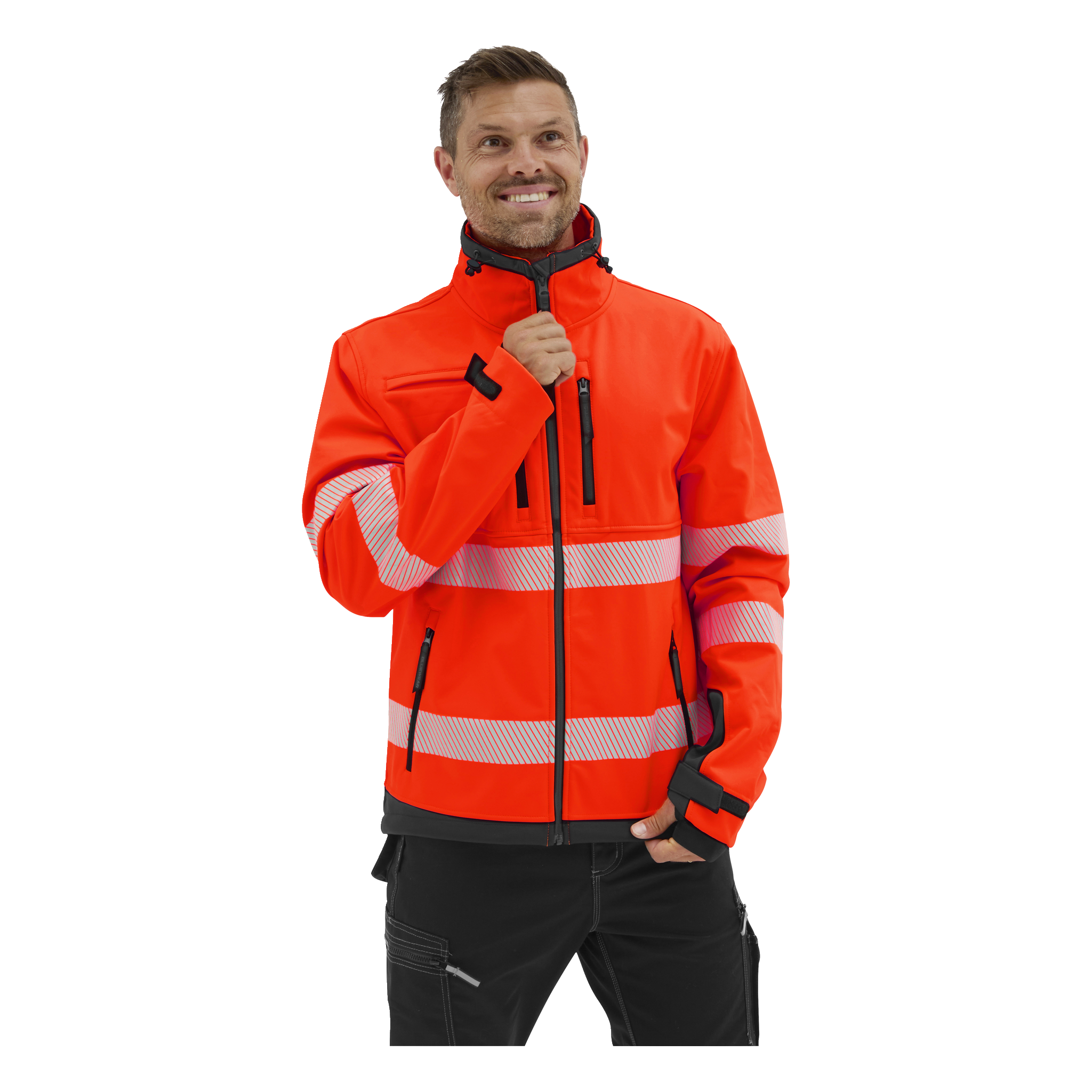 Softshell varseljakke L