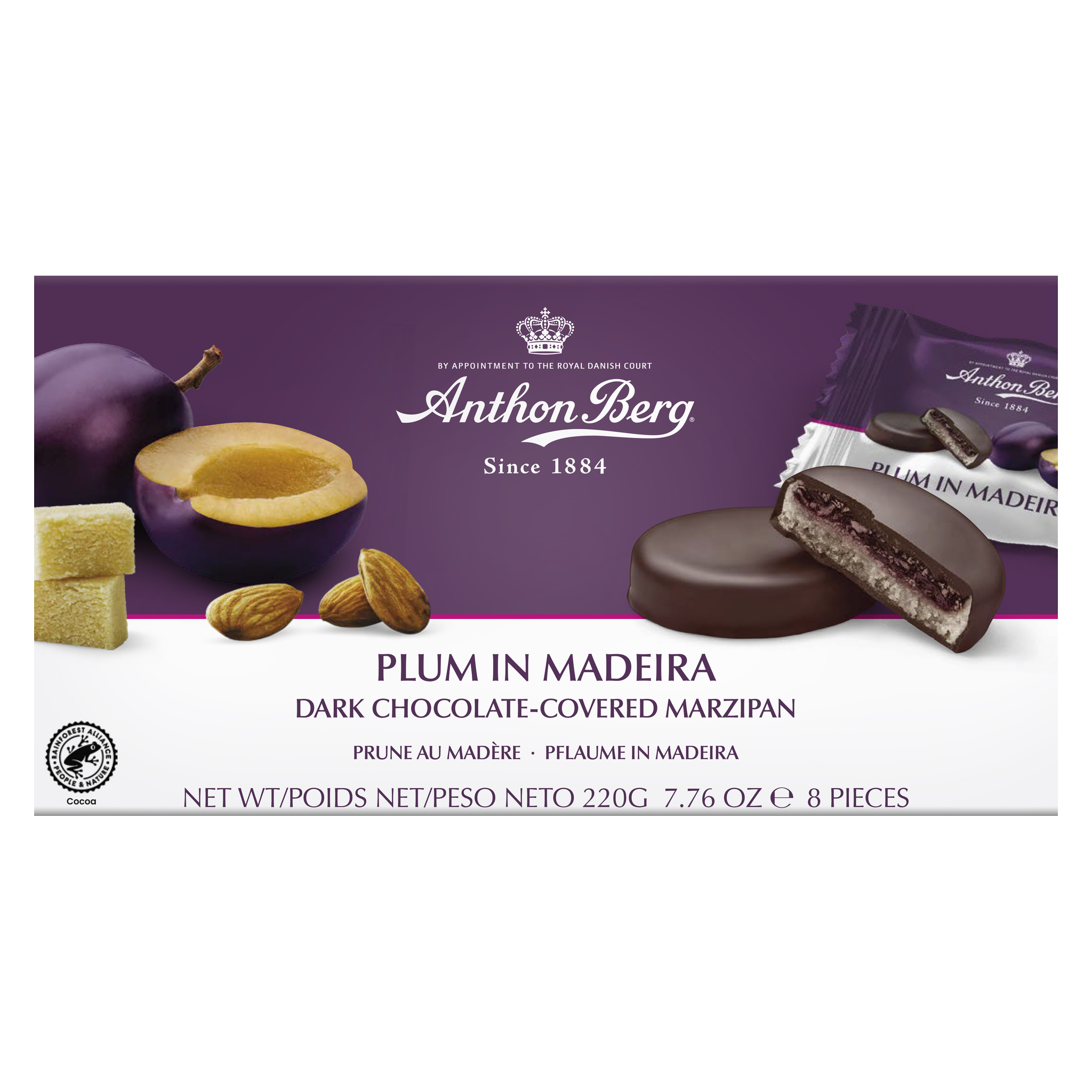 Anthon Berg Plum In Madeira 220 g