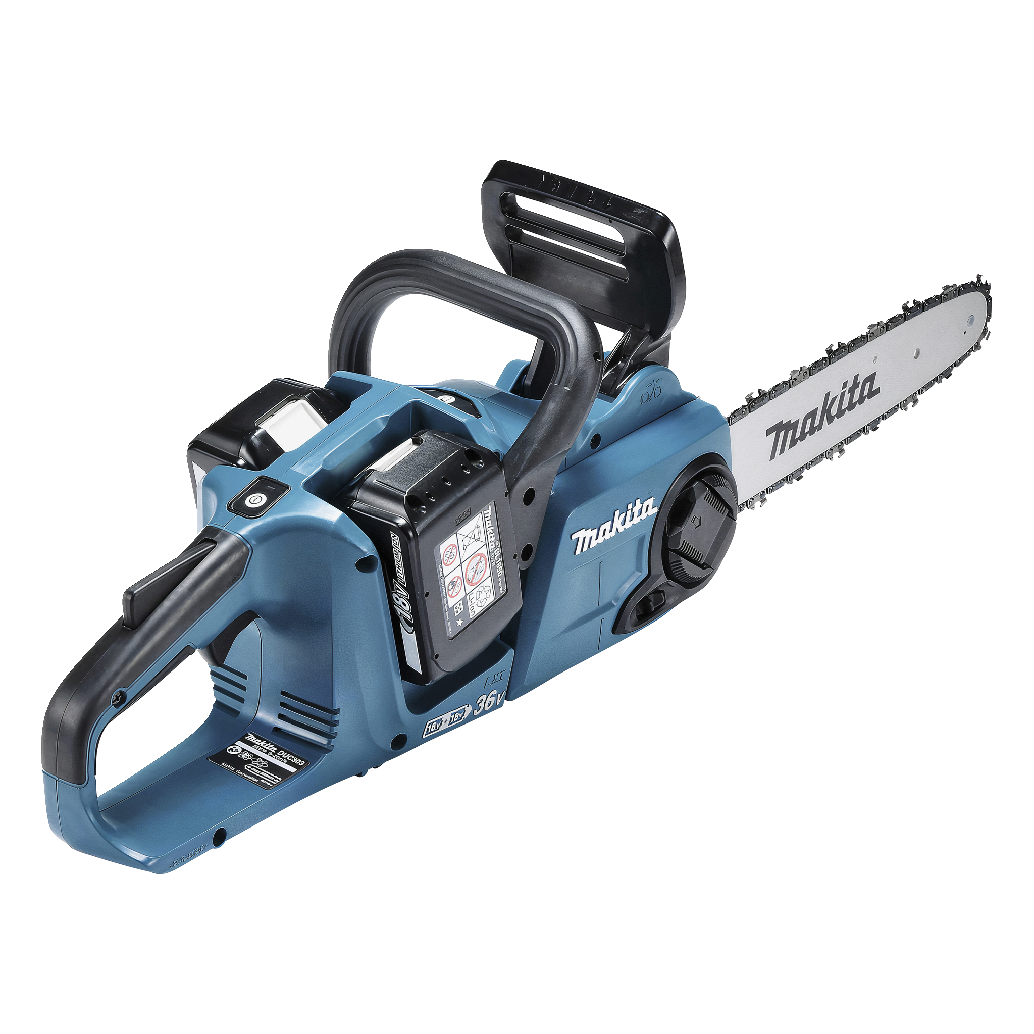 Batteridriven kedjesåg 18+18 V 12"/30 cm