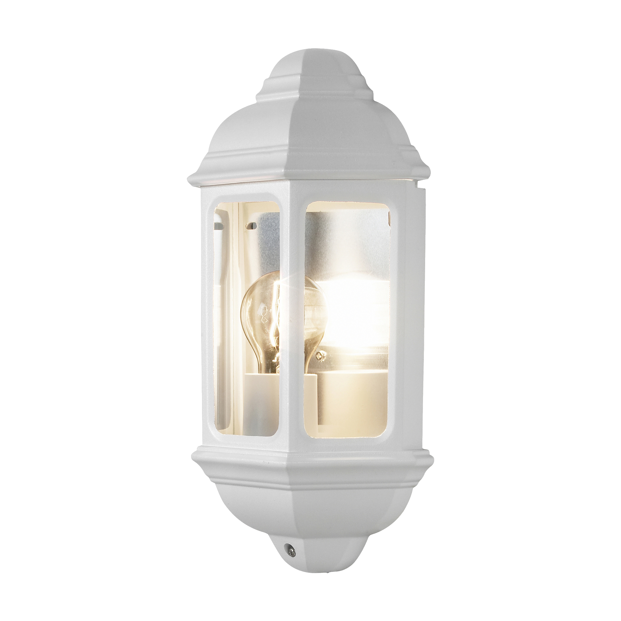 Vägglykta IP44 E27 Anslut (162)199.-Formgjuten aluminiumKlart lampglas