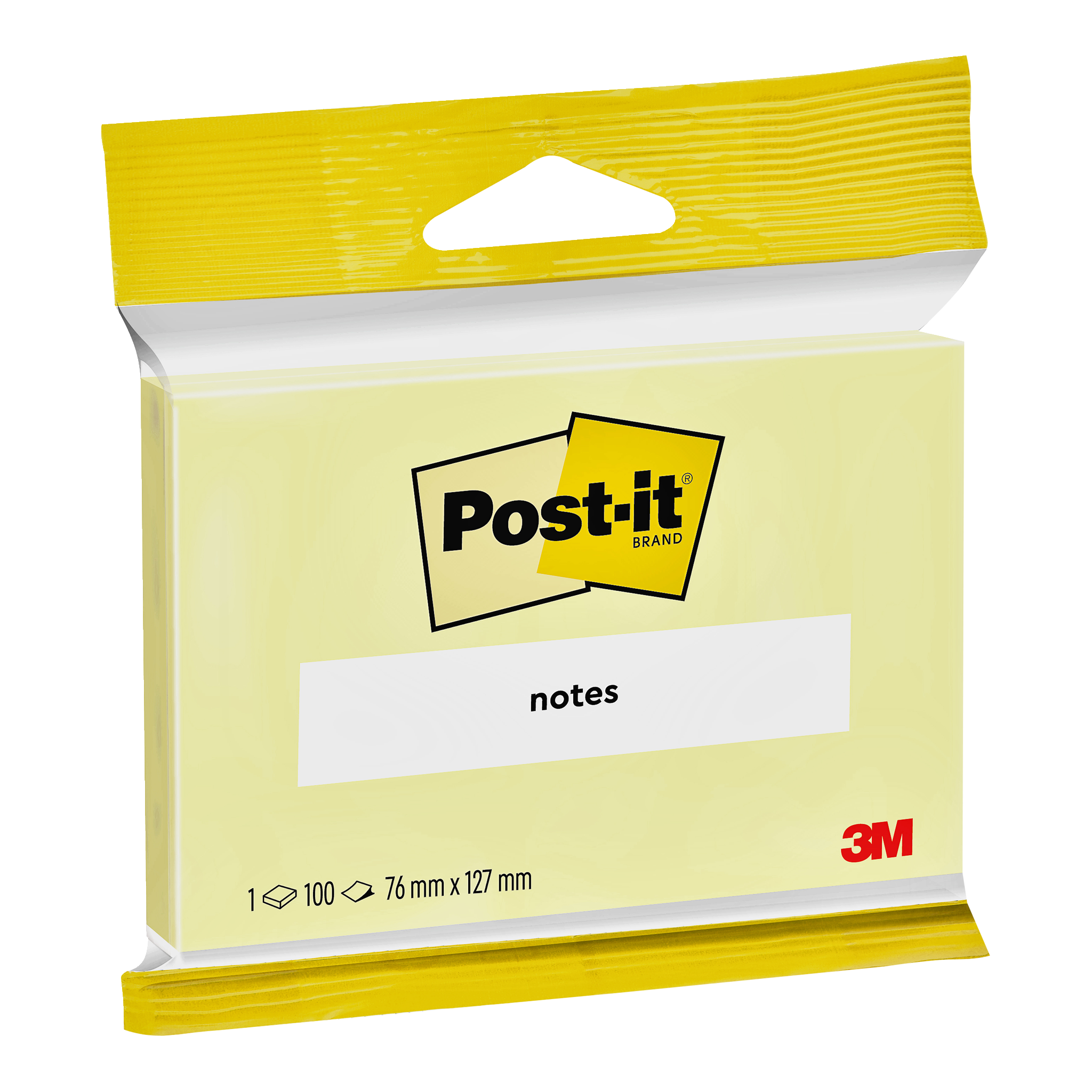 Post-it block 100-pk 76x127 mm