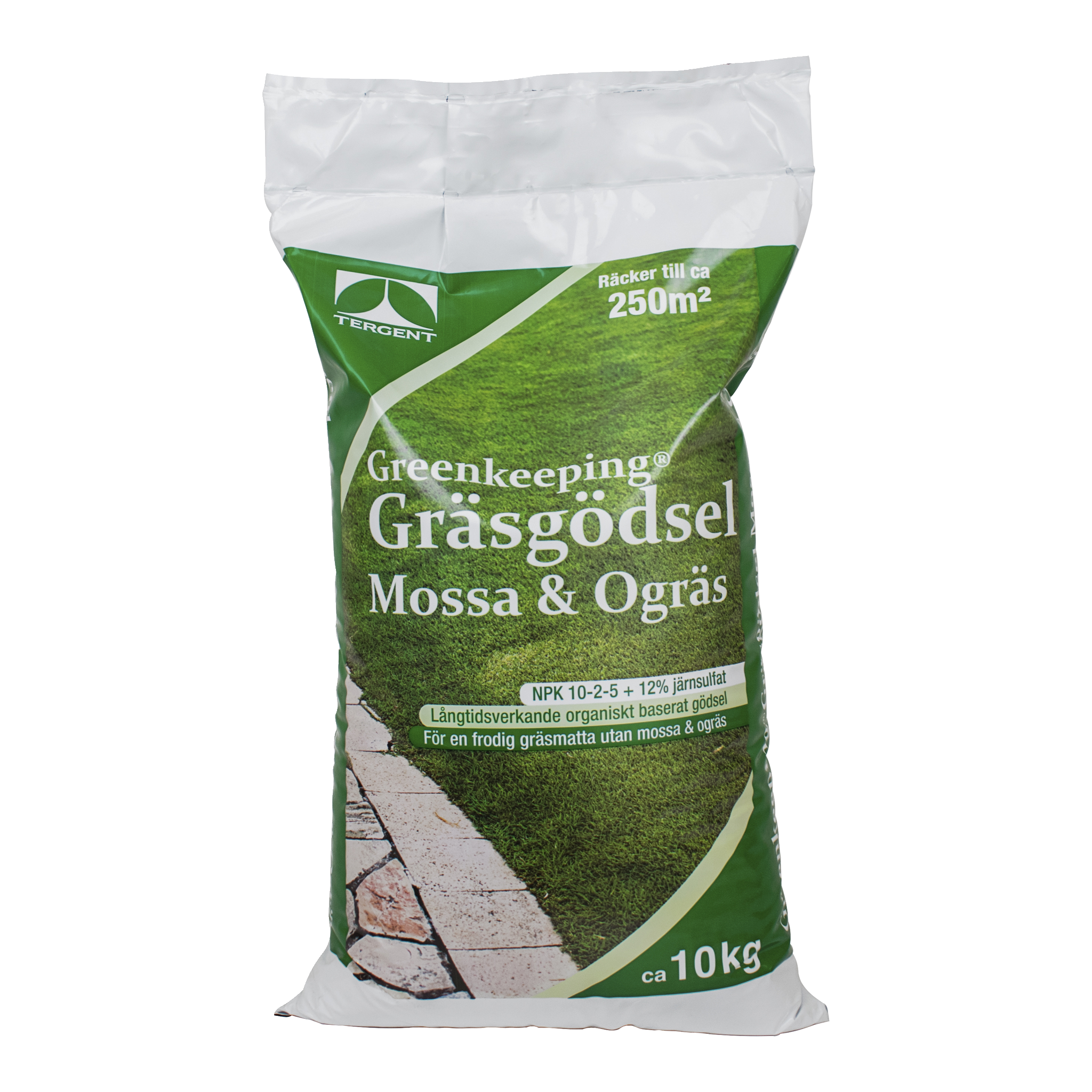 Gräsmattegödsel mot mossa 10 kg