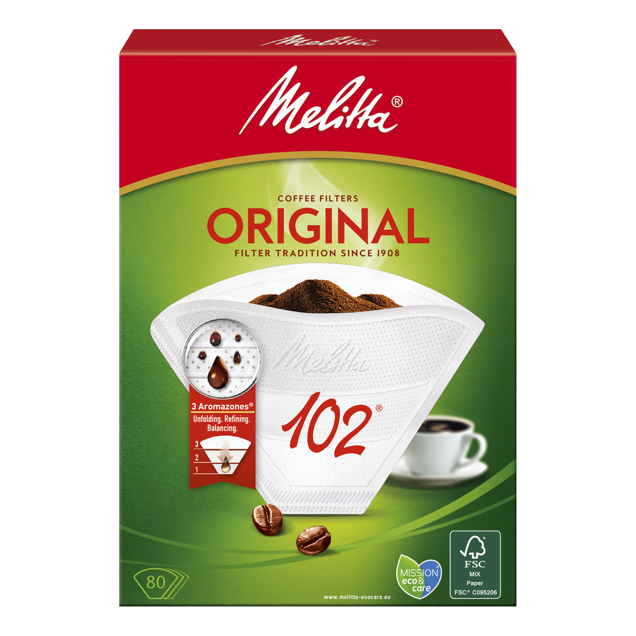 Kaffefilter 80-pk