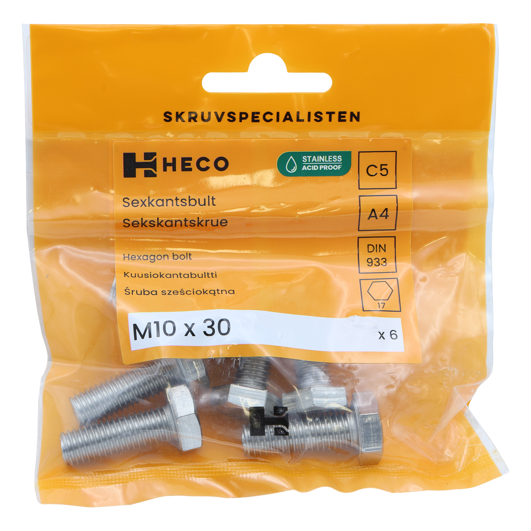 Bultar M10x30 mm