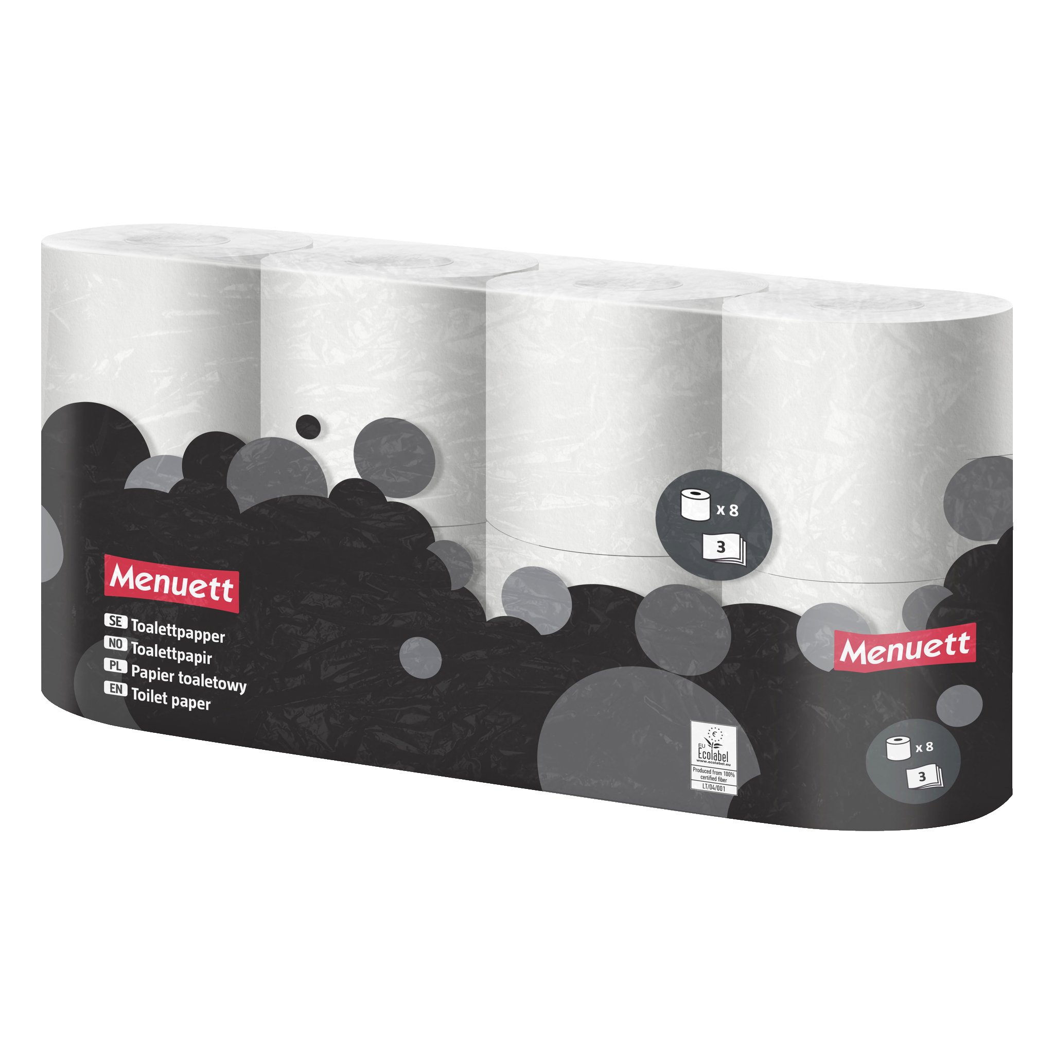 Toalettpapper 8-pk