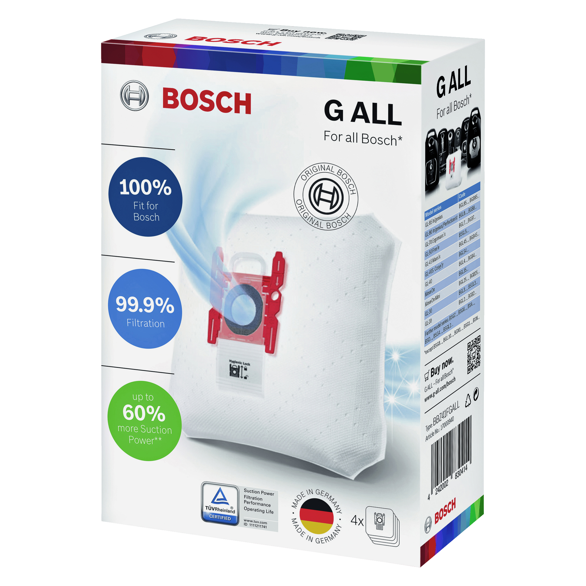 Støvsugerposer 4-pk