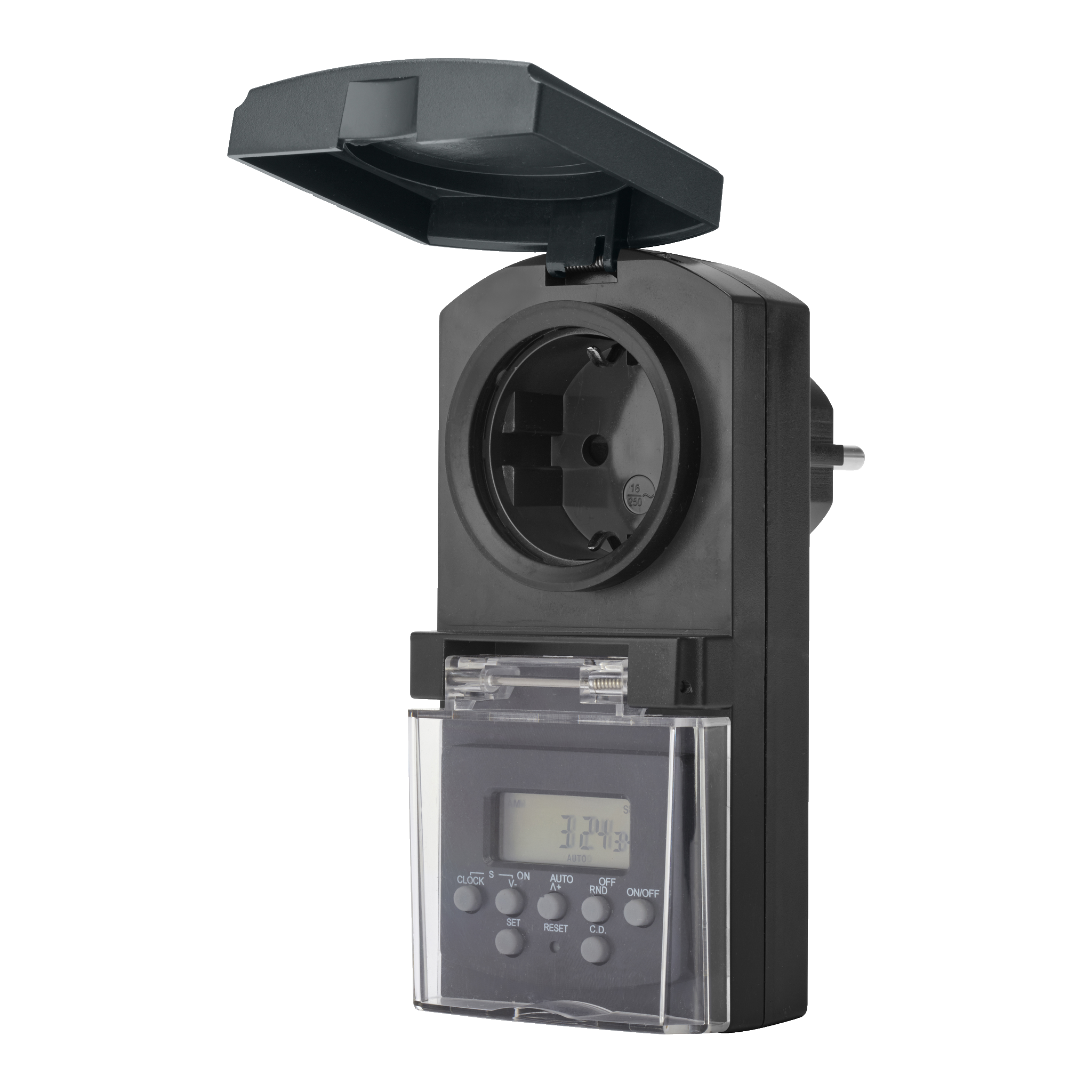 Digital utomhustimer IP44