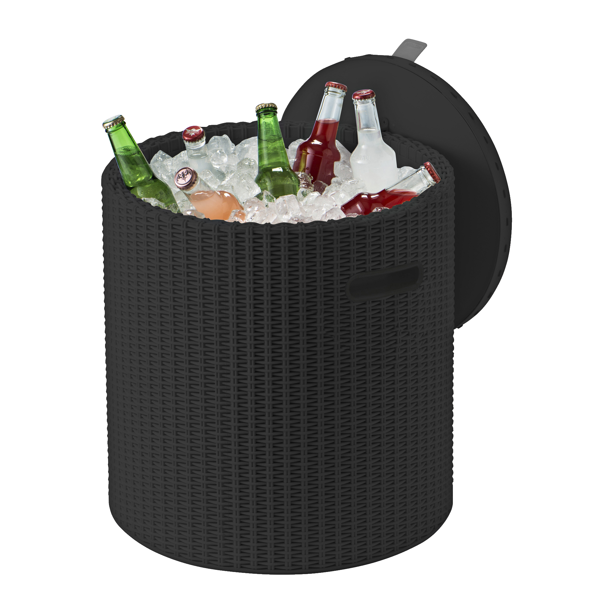 Kombinerad kylbox / pall 39 l Ø44x44 cm