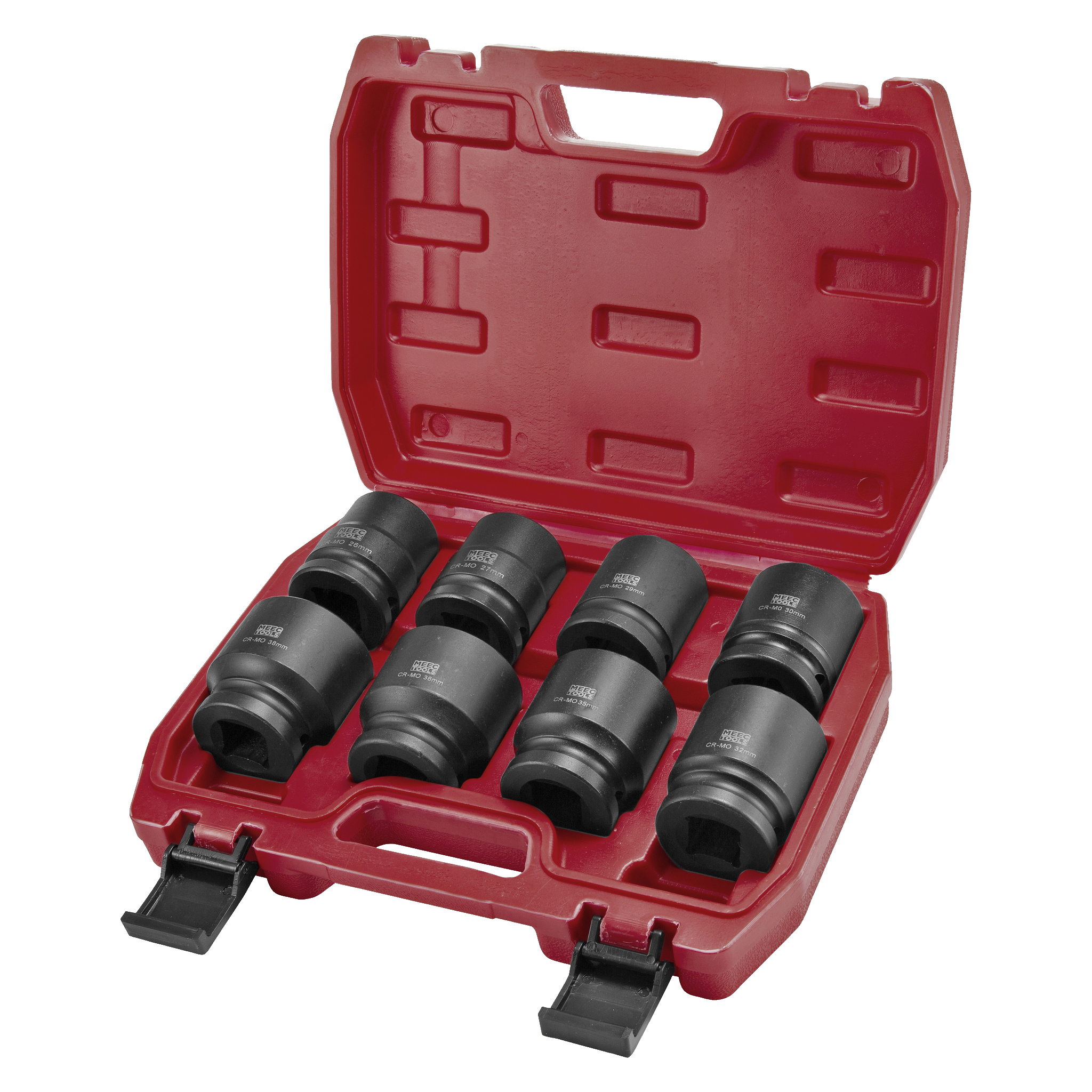 Krafthylssats 8 delar 3/4"