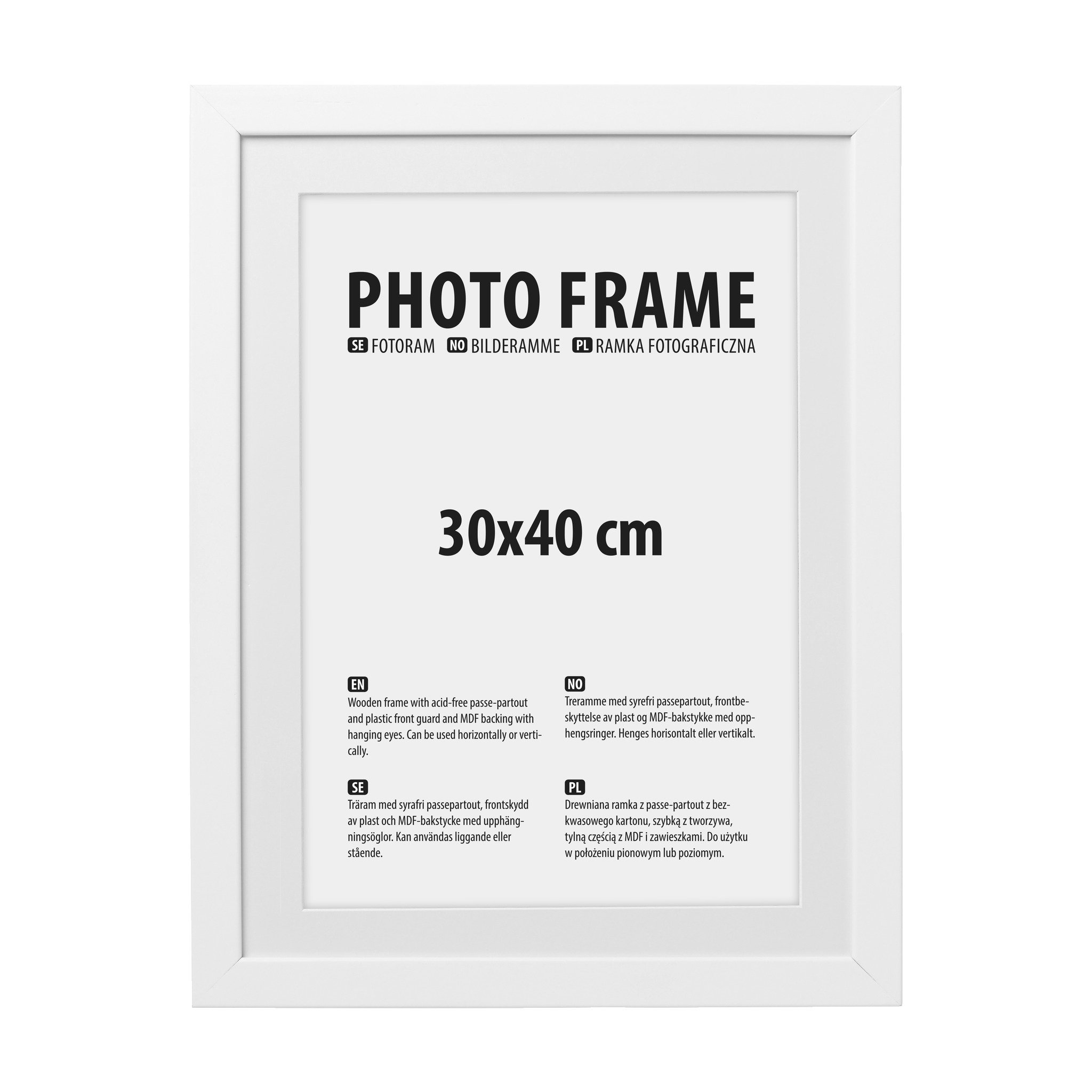 Fotoram 30x40 cm
