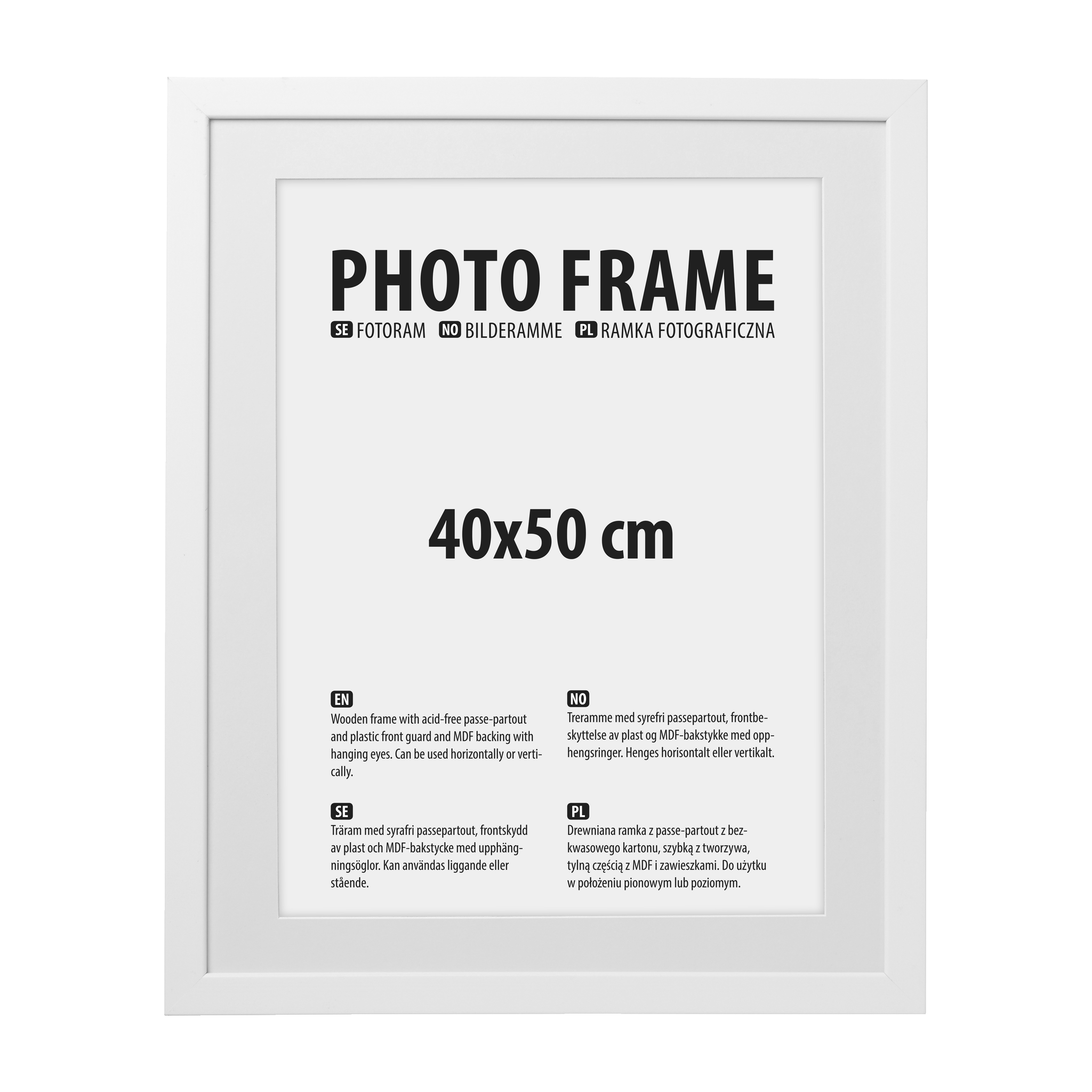 Fotoram 40x50 cm