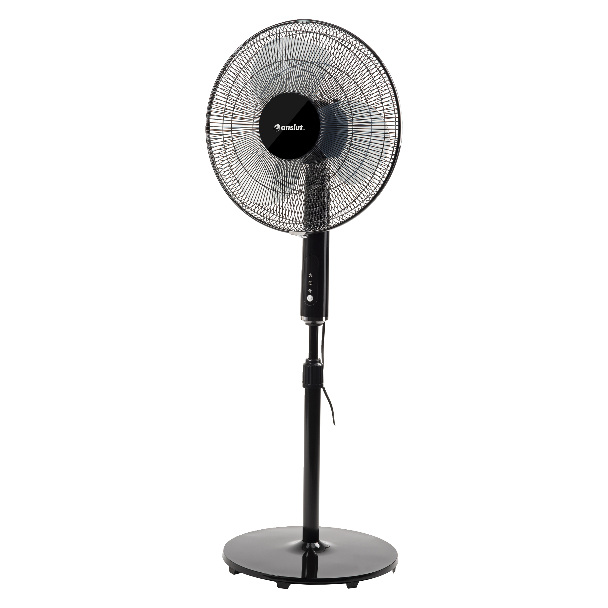 Gulvvifte med fjernkontroll 40 W Ø40x112-129 cm