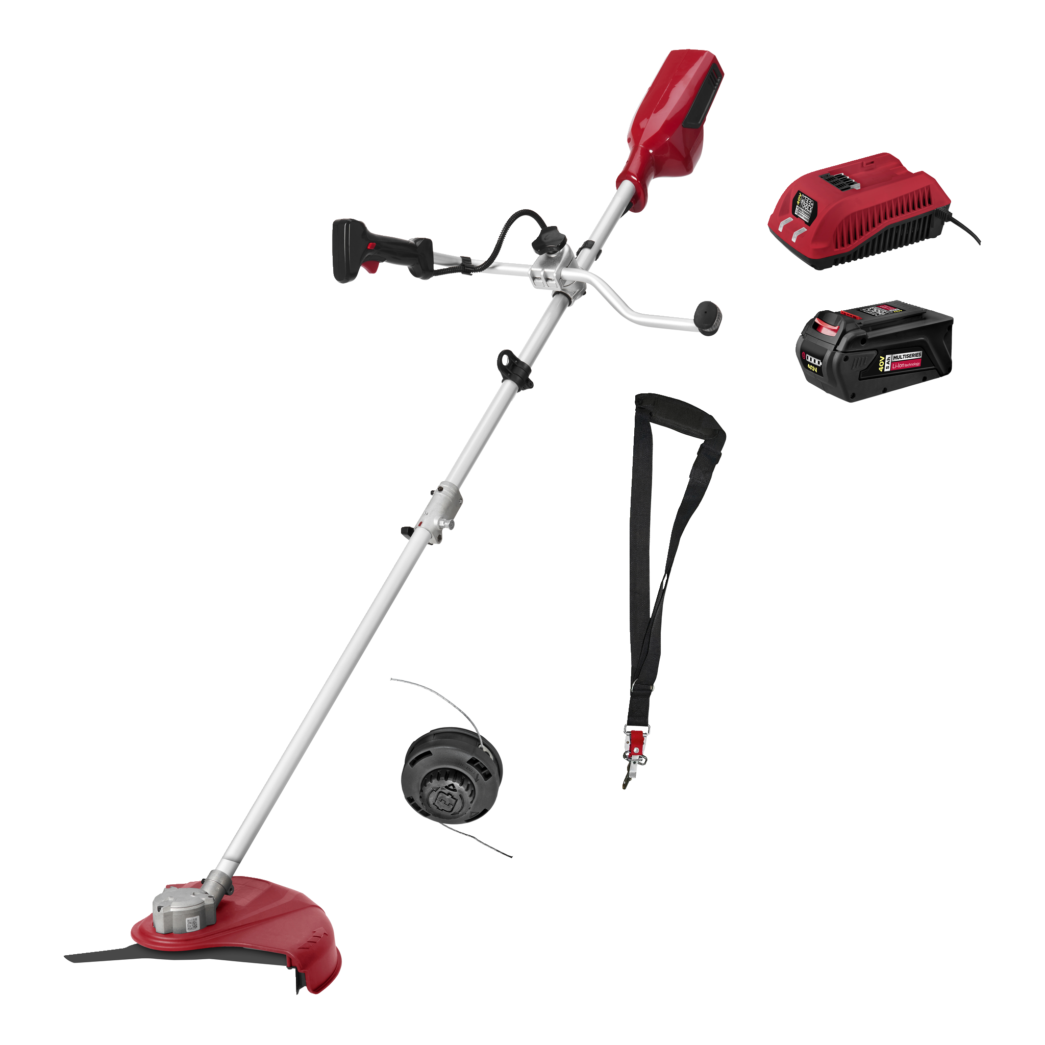 Bästsäljare!Batteridriven slytrimmer 40 V 5,0 Ah 26/38 cm Meec Tools Multiseries 40 V (313)2 2 499.-Kraftfull borstlös motorDelbar riggBatteri och laddare ingår