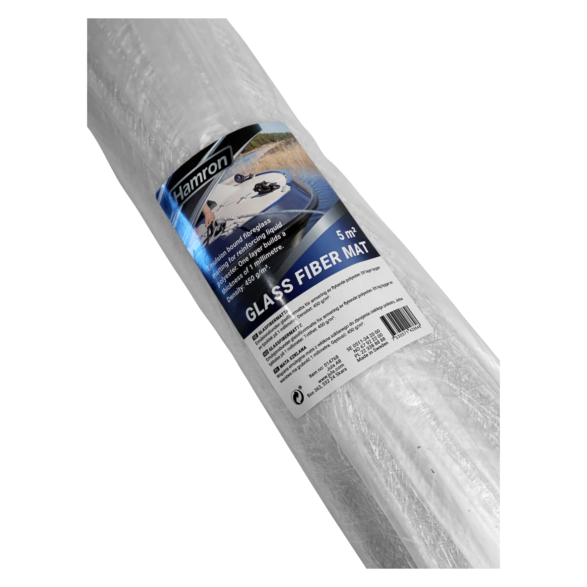 Glasfibermatta 5 m²