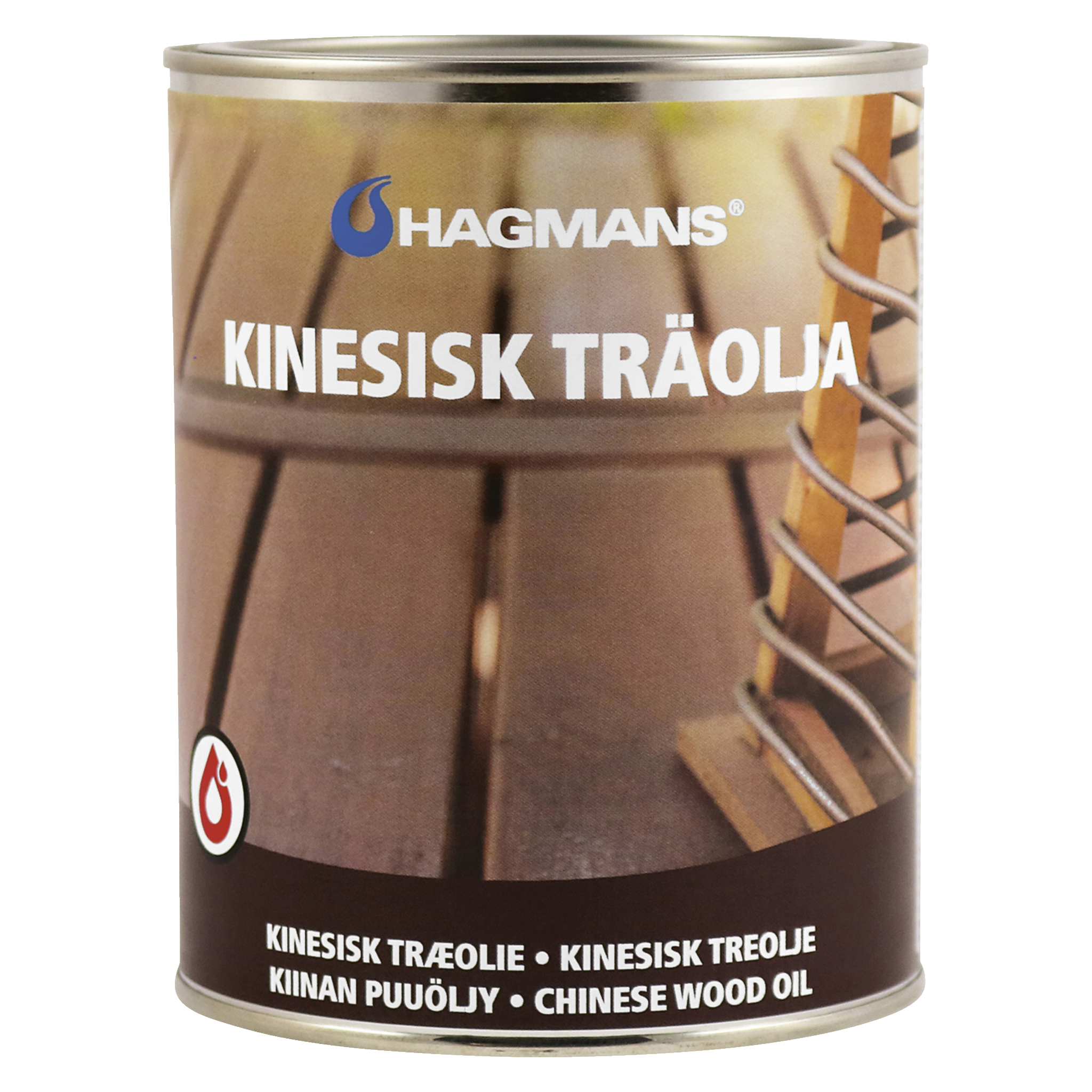 Kinesisk träolja 0,9 l