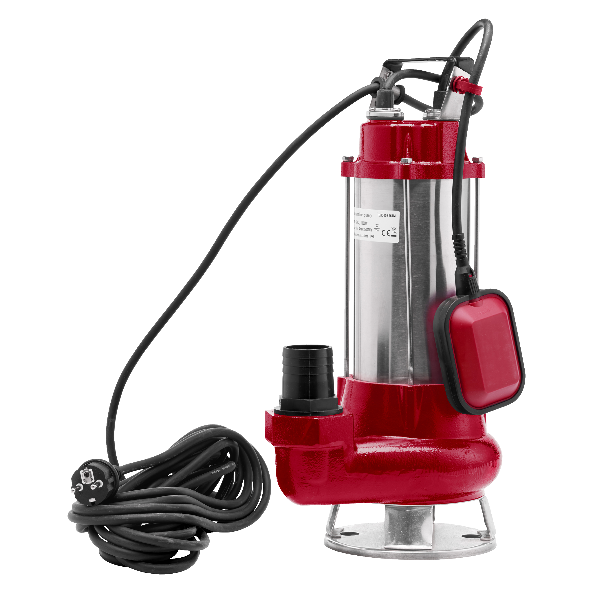 Dränkbar pump 416 l/min 1300 W