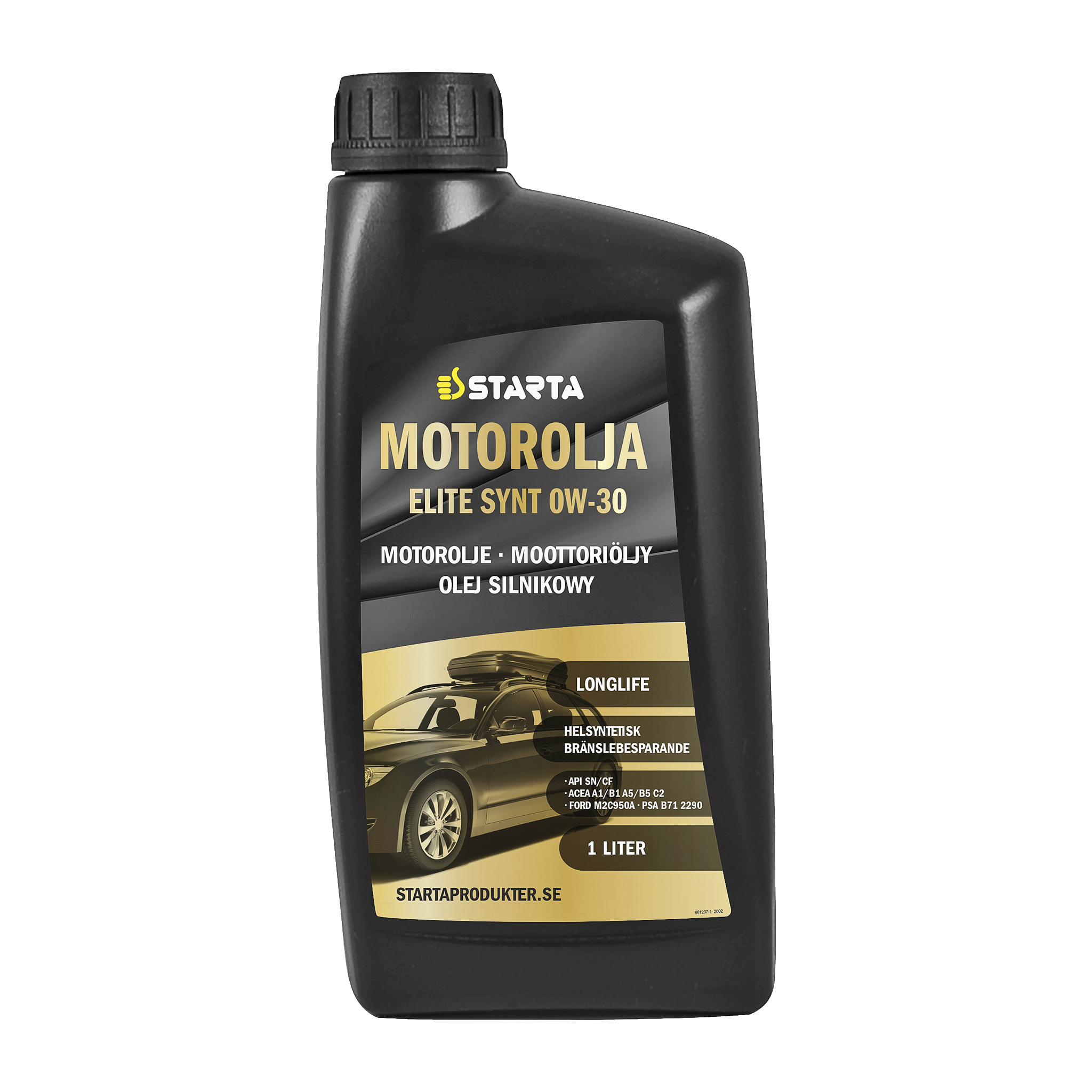 Helsyntetisk motorolja 0W-30 1 l