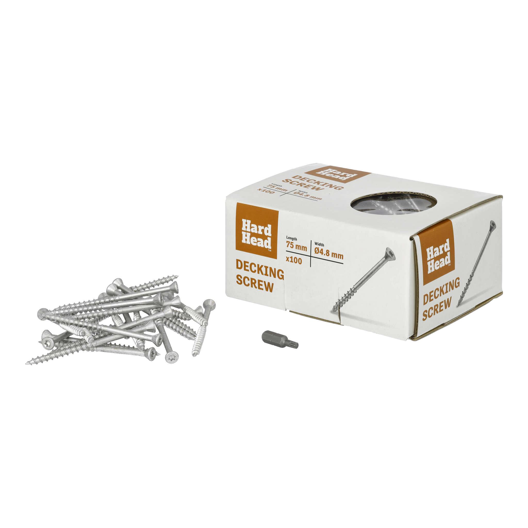 Trallskruv 100-pk 4,8x75 mm