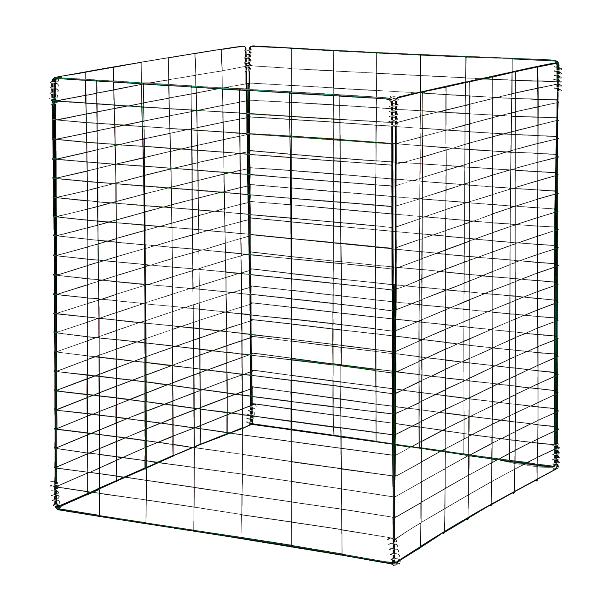 Julas lägsta pris!Kompostgaller 441 l 70x70x90 cm Hard Head (1 286)99,9990PVC-överdragna metallnätFästs ihop med spiralfästenKan användas som stängsel