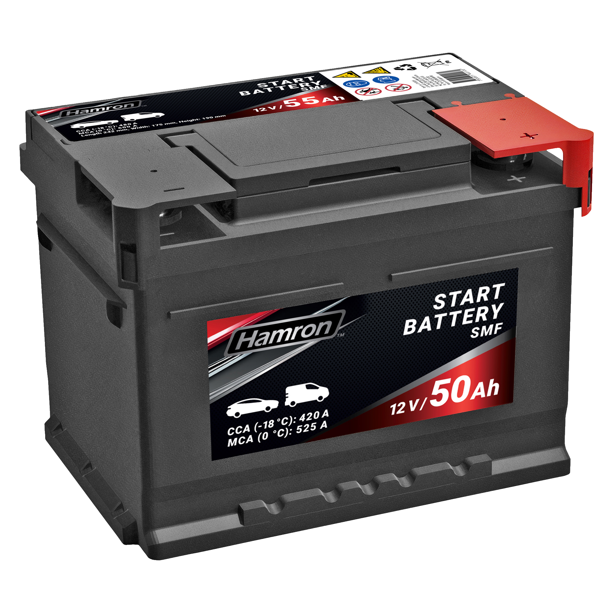 Bilbatteri 50 Ah