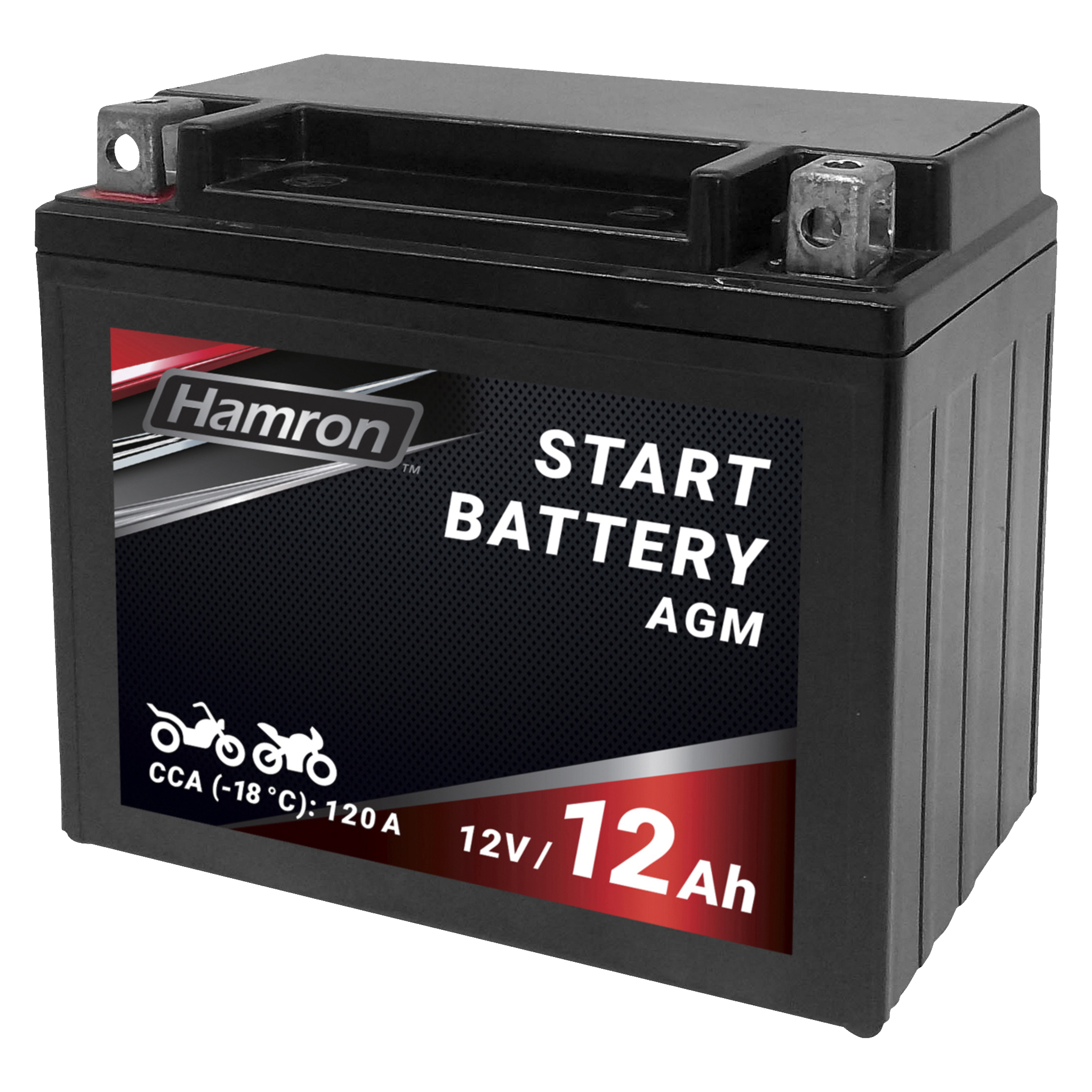 MC-batteri 12 V 12 Ah