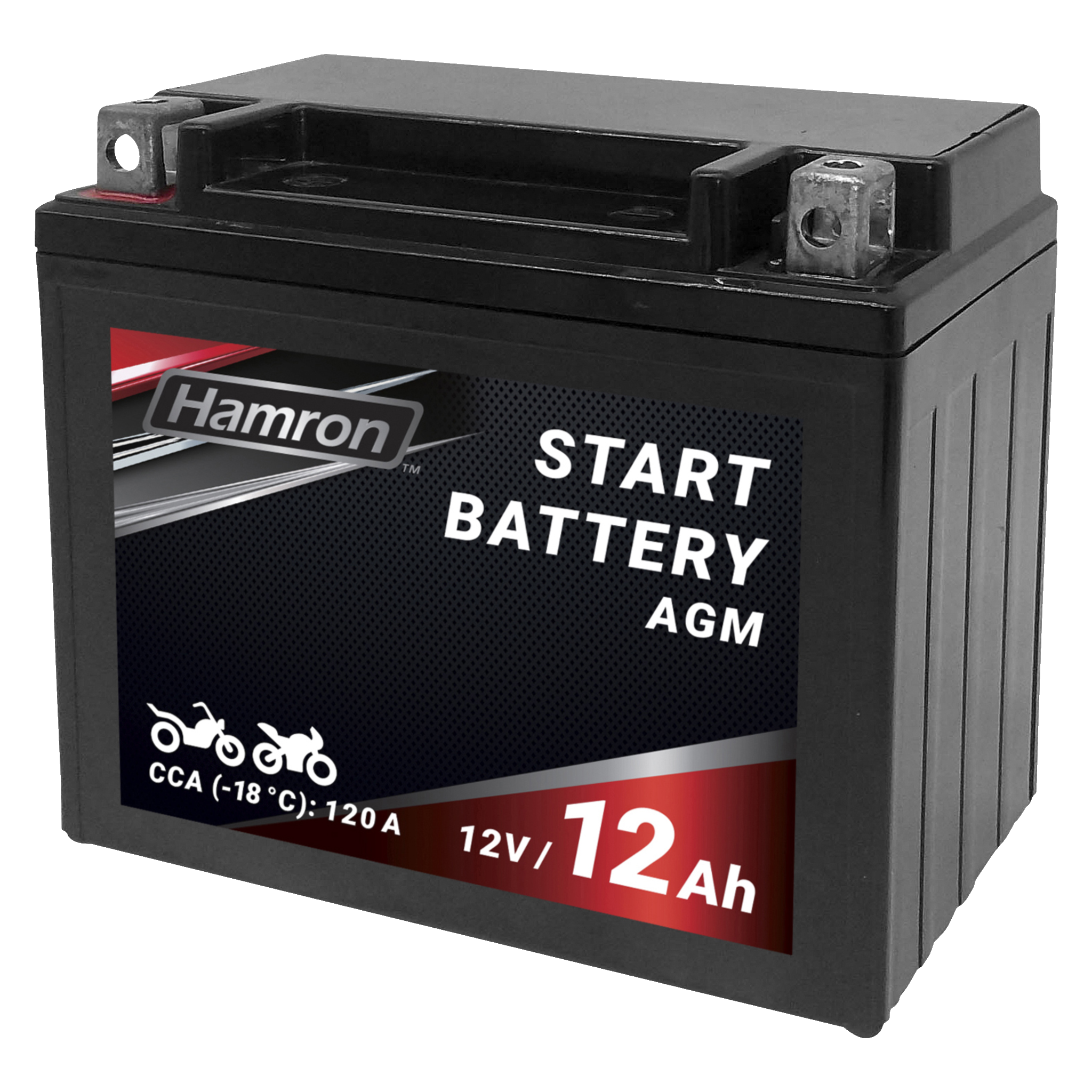 MC-batteri 12 V 12 Ah