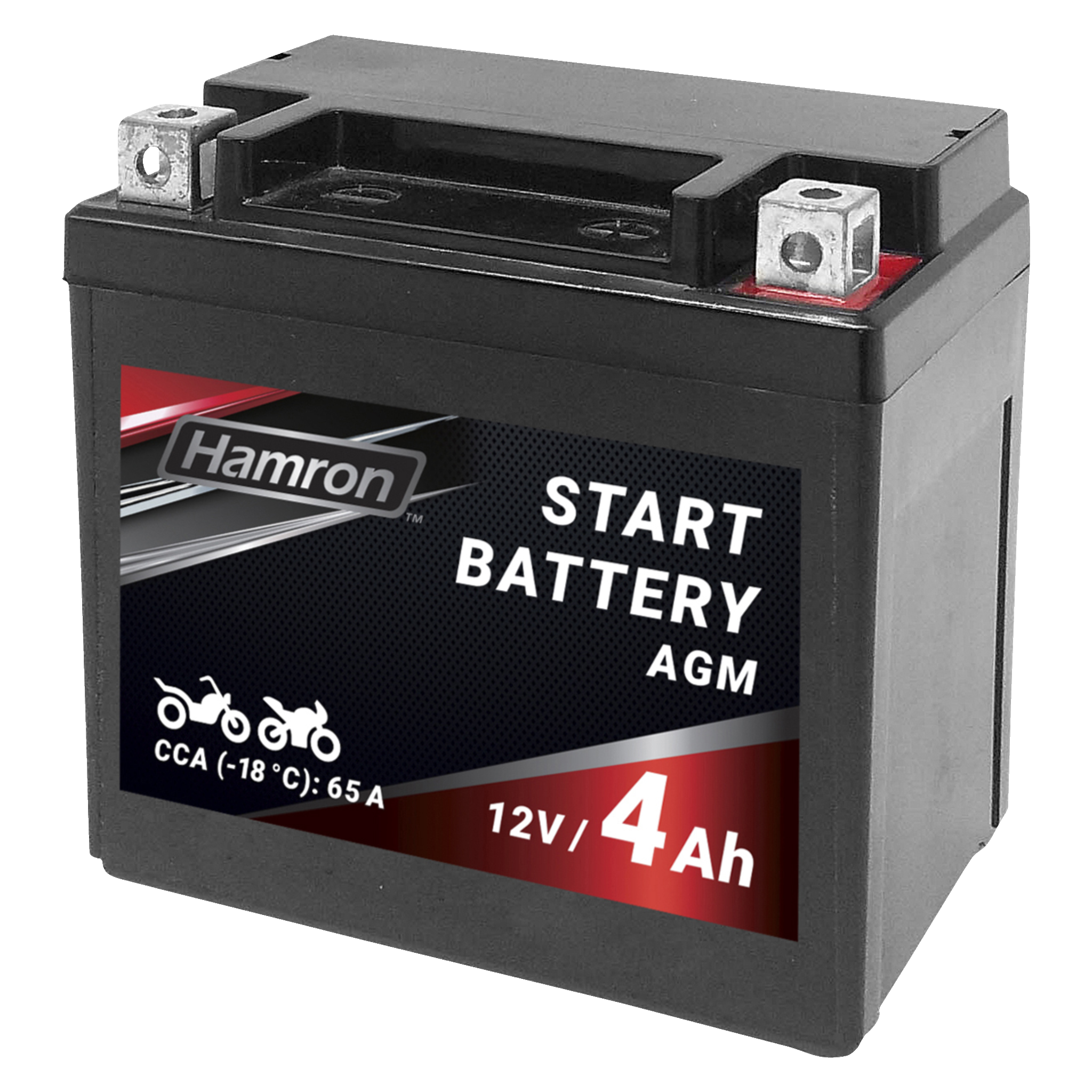 MC-batteri 12 V 4 Ah