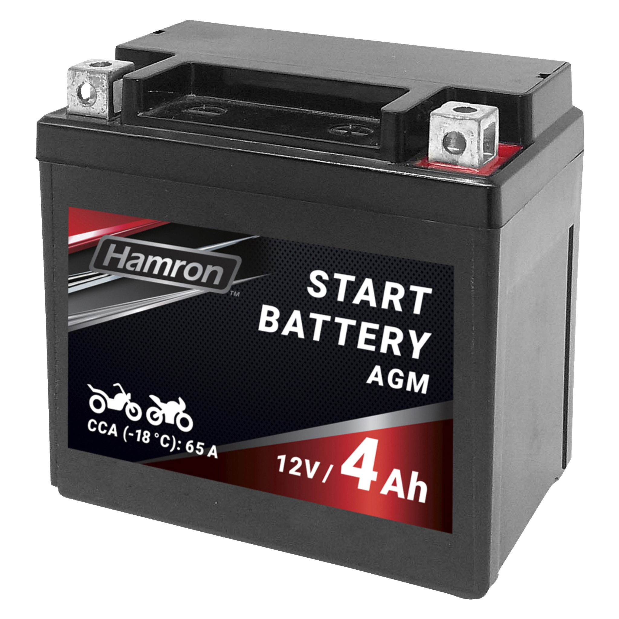 MC-batteri 12 V 4 Ah