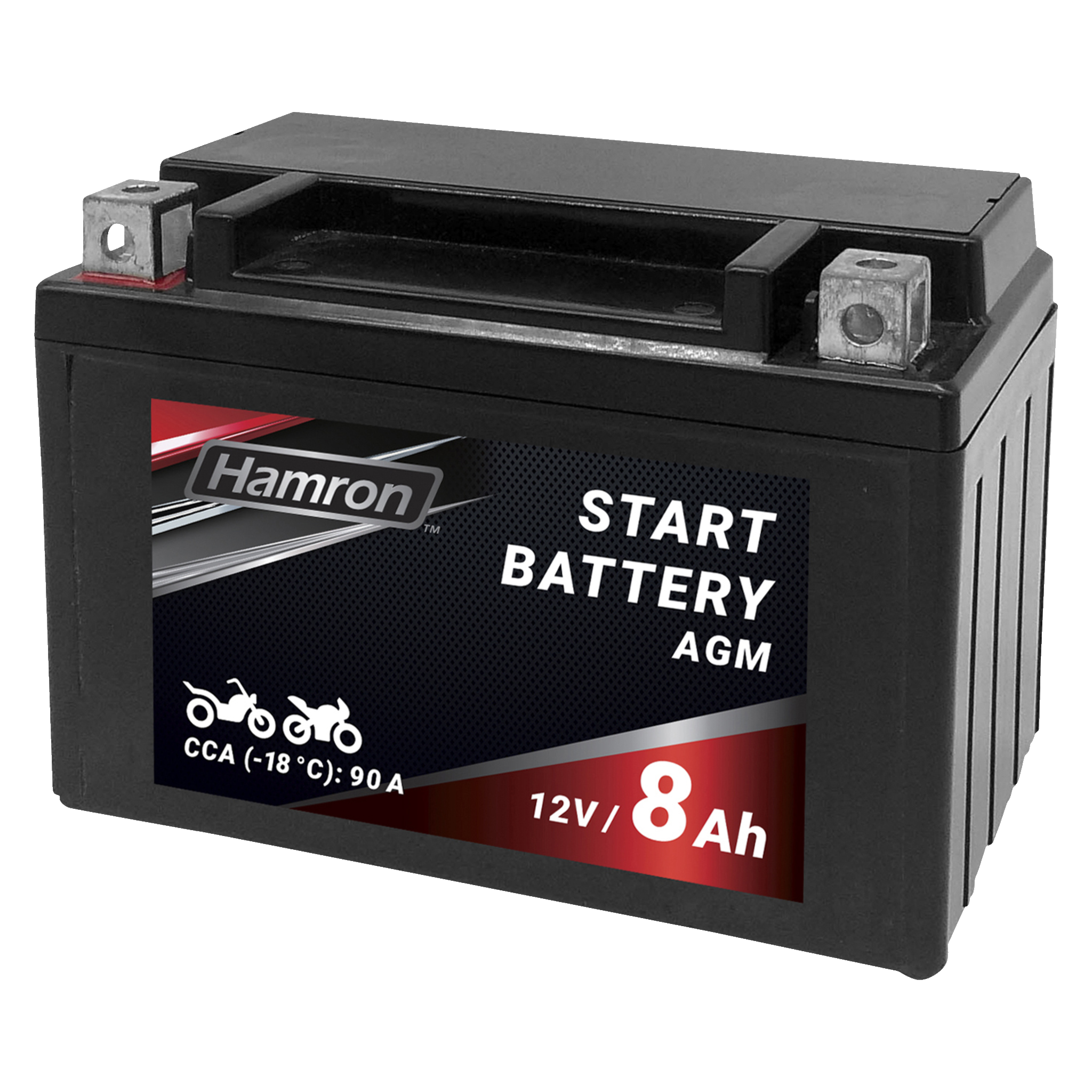 MC-batteri 12 V 8 Ah