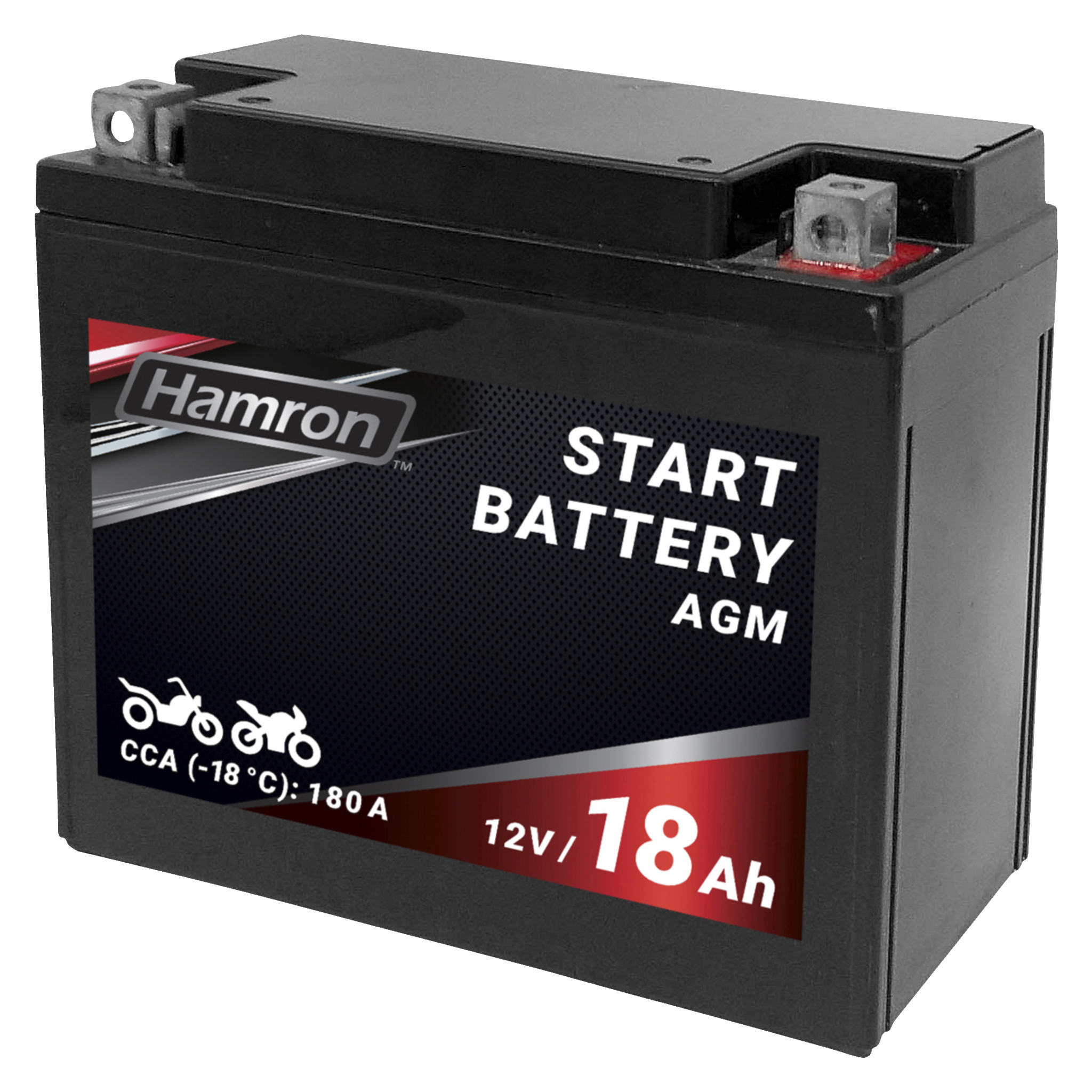 MC-batteri 12 V 18 Ah
