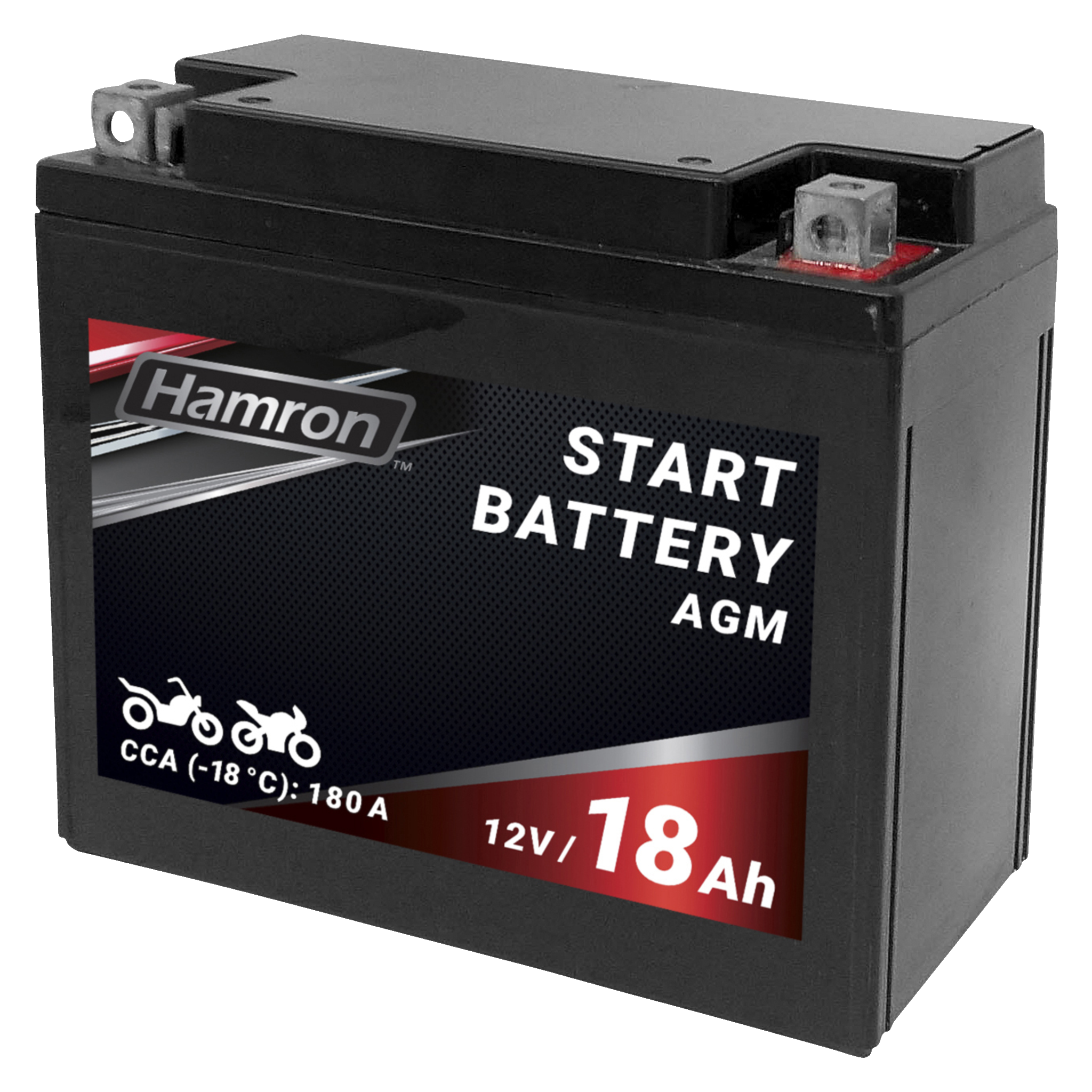 MC-batteri 12 V 18 Ah