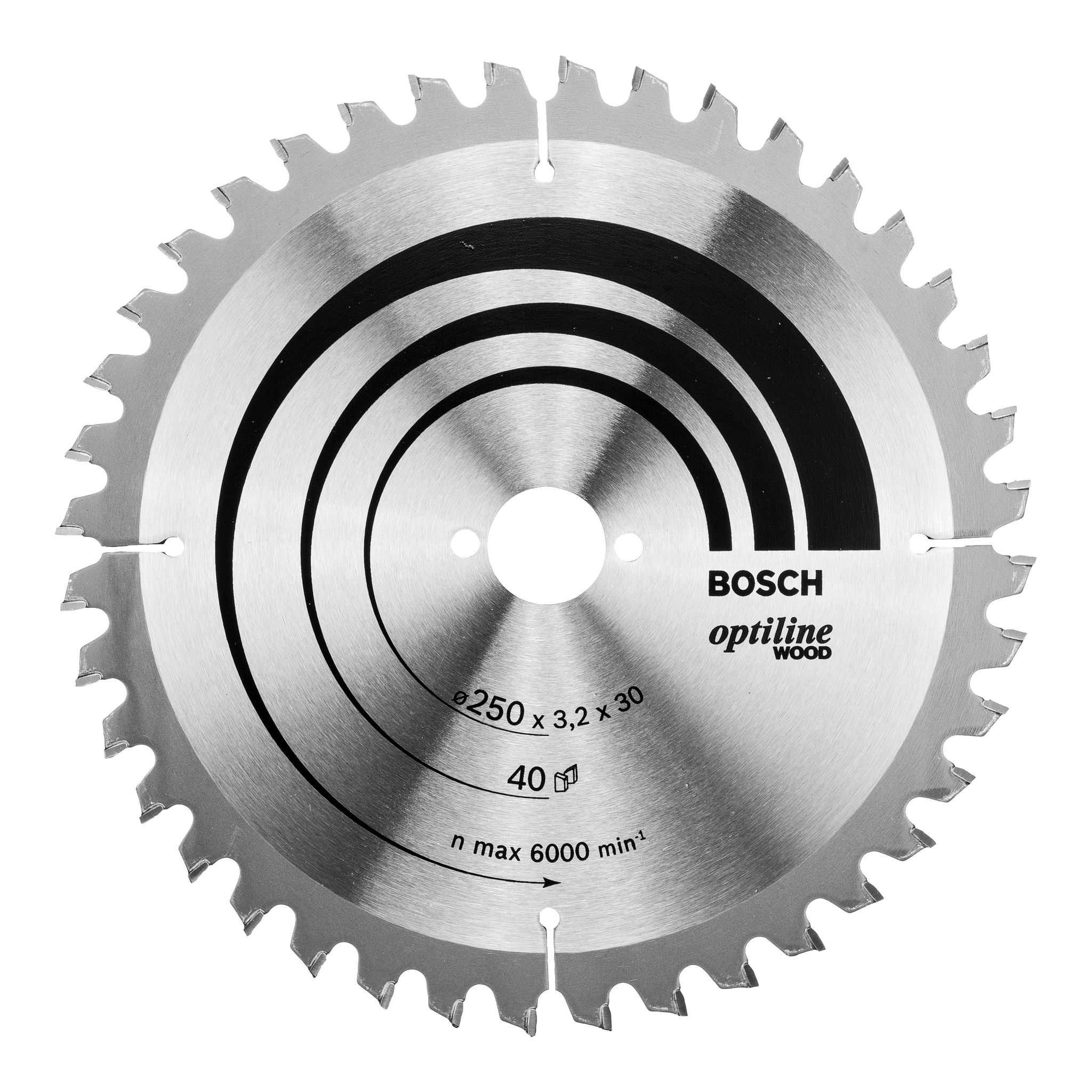 Sagblad: 250x30x3,2 mm 40T