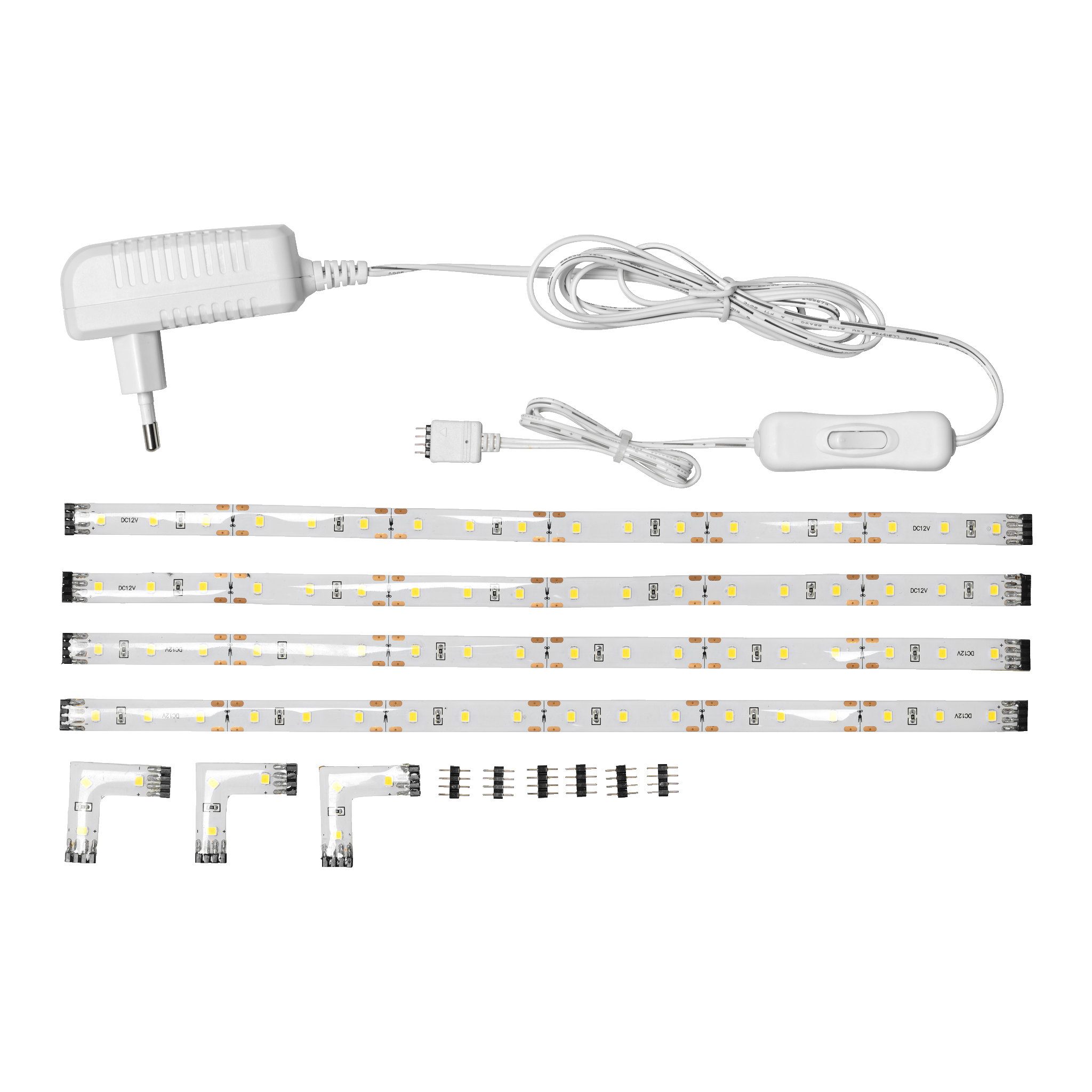 LED-lister 4-pk 400 lm 3500 K 12 V 1,2 m