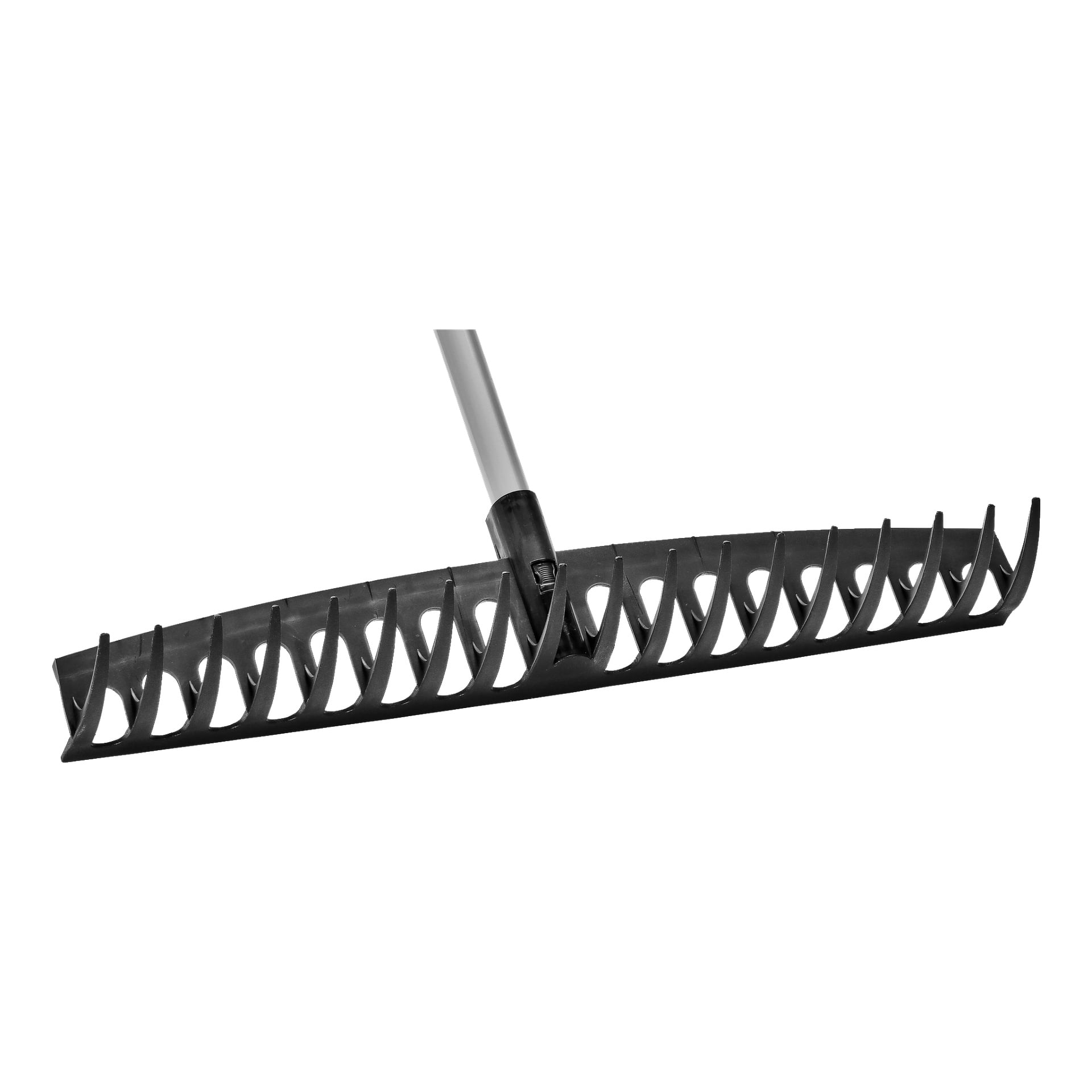 En närbild av Hard Head Utility Fork, med långt handtag och svarta tappar, visad i horisontellt läge.