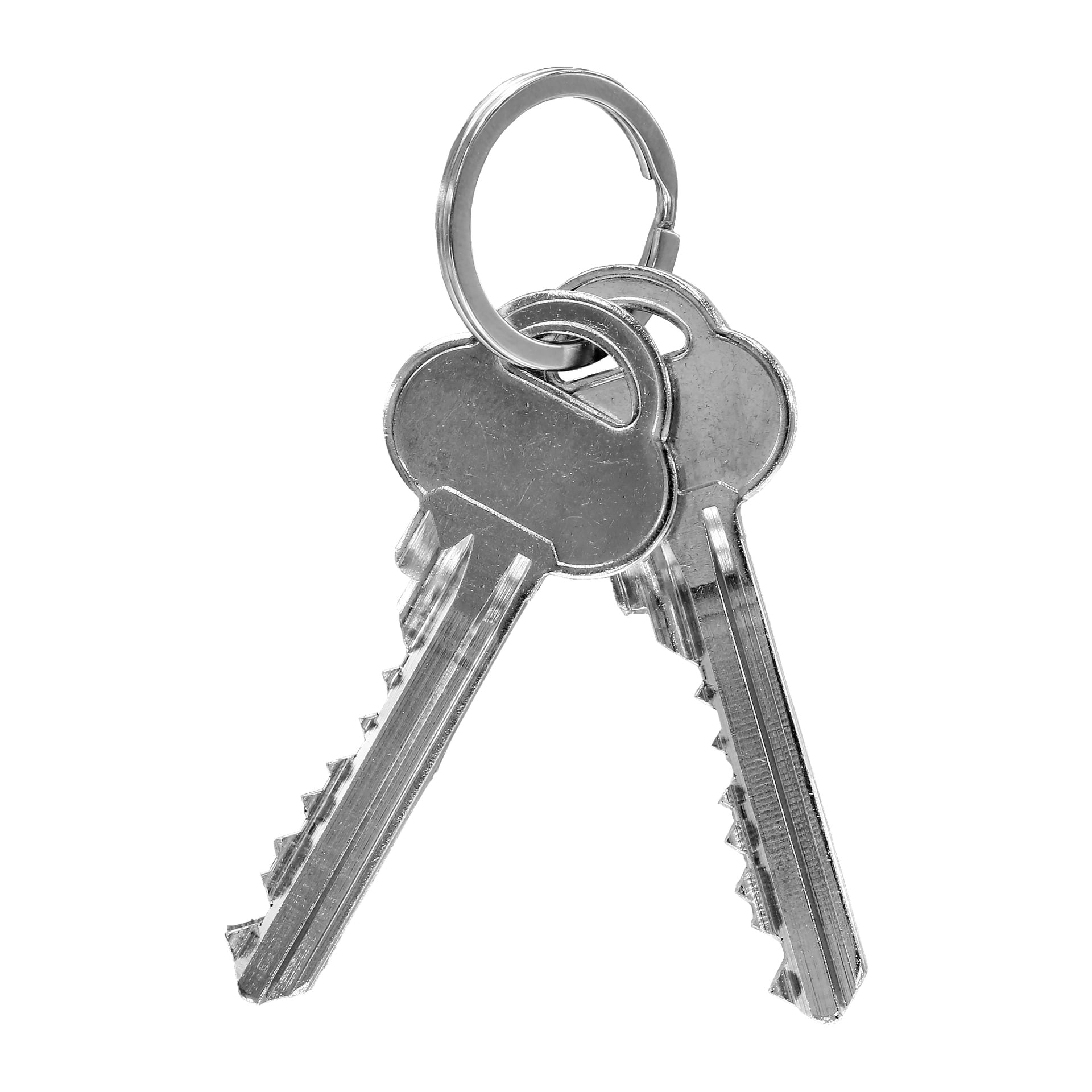 Zbliżenie dwóch srebrnych kluczy na obrębie kluczy Hard Head Keys 5 pack.