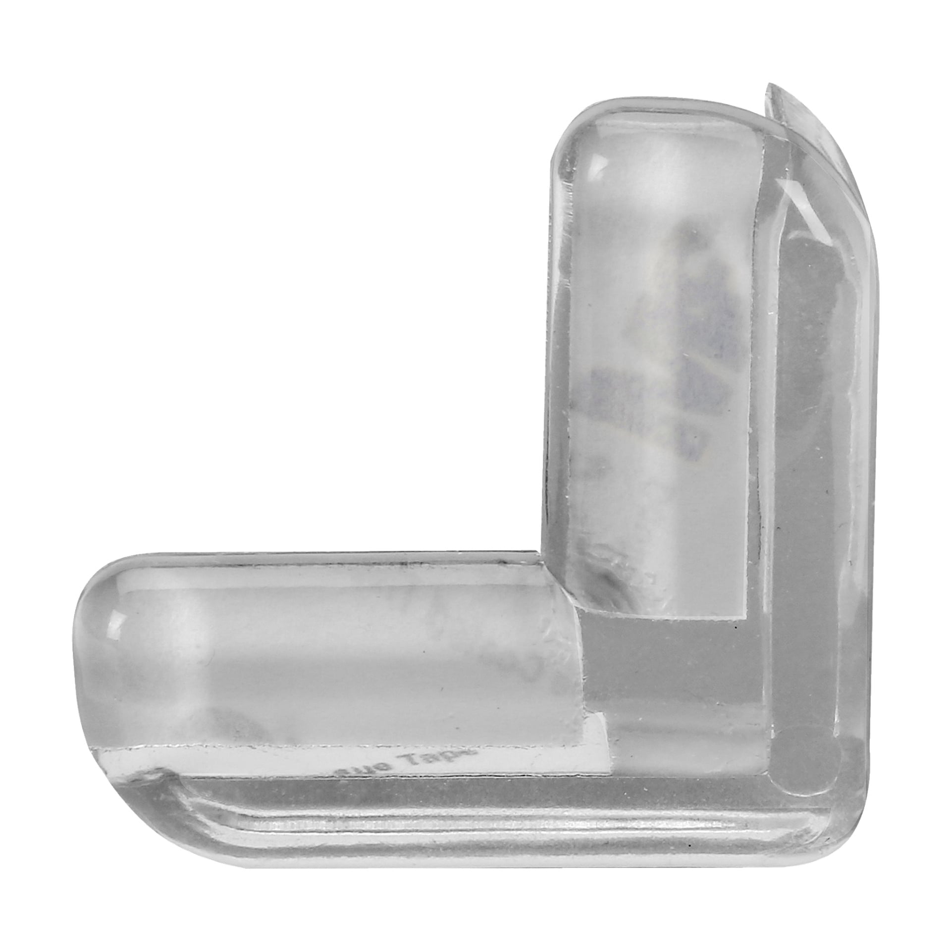 Hard Head Corner Protection 4 zawiera przezroczyste foliowe osłony w kształcie litery L, które amortyzują ostre narożniki mebli, zmniejszając ryzyko kontuzji.