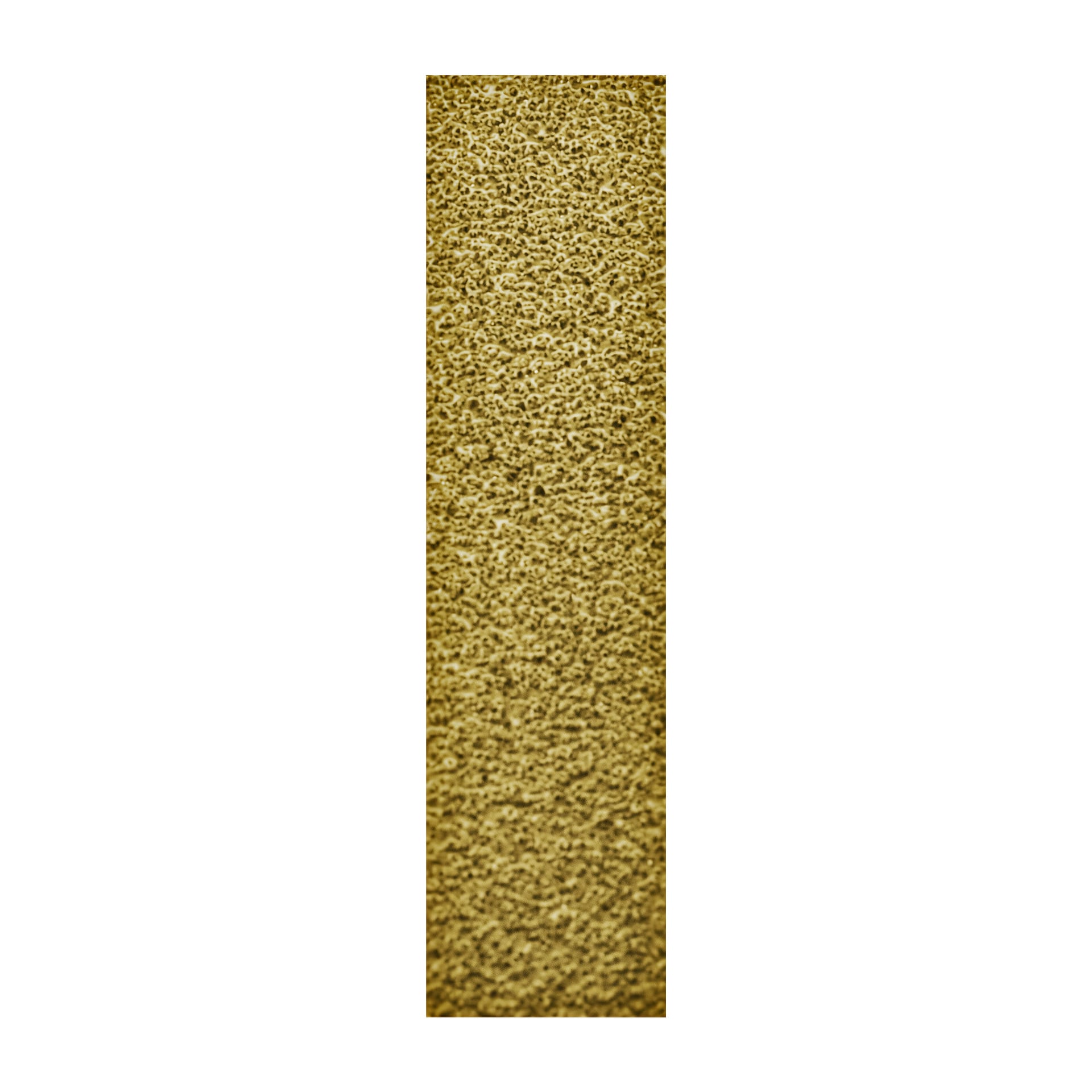 Ett smalt, vertikalt sandpapper från Meec Tools med filband visar en gyllengul, texturerad yta med små, ojämna prickar.