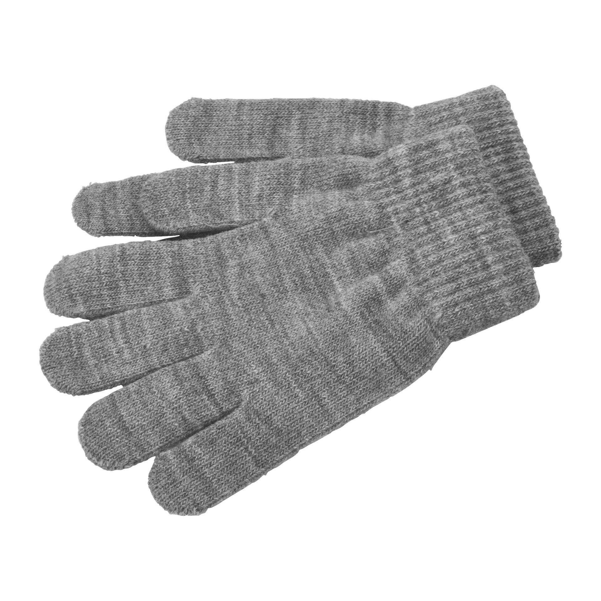 Ein Paar aus dem Kayoba Outdoor Five-finger Gloves 3-Pack wird flach gelegt, wobei ein Handschuh ordentlich auf den anderen gestapelt ist.