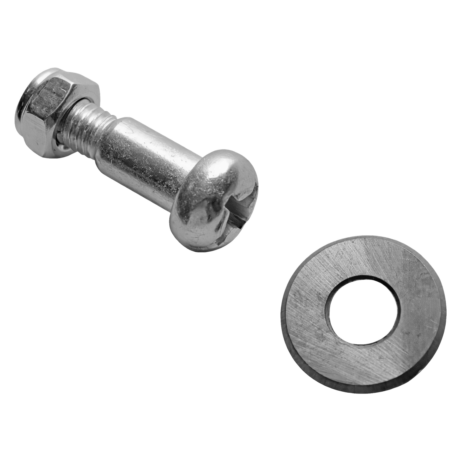 Ett silverfärgat Meec Tools kakelskärhjul visas.