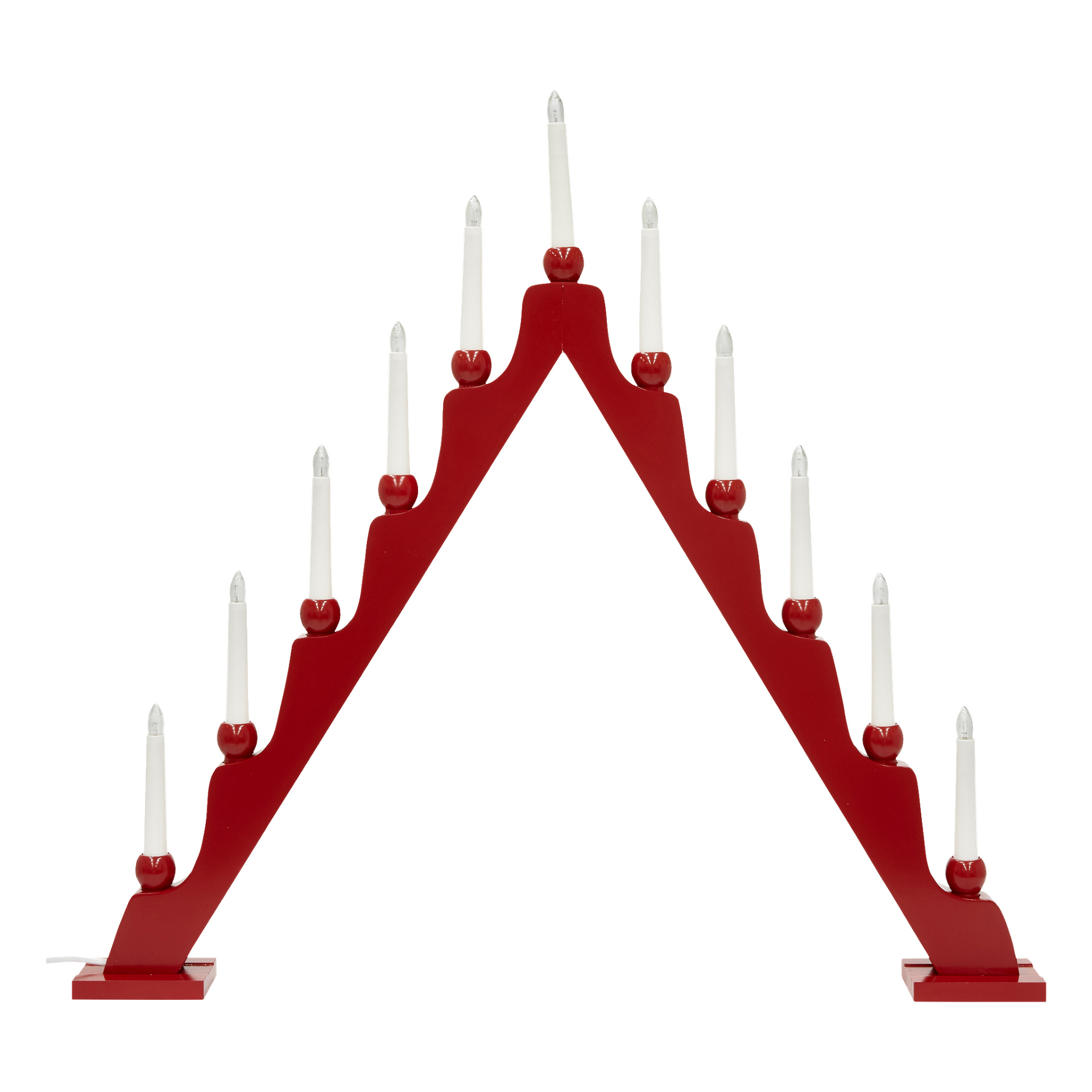 Stor adventsljusstake 69 cm | Tillverkad av trä | EKVIP | Jula