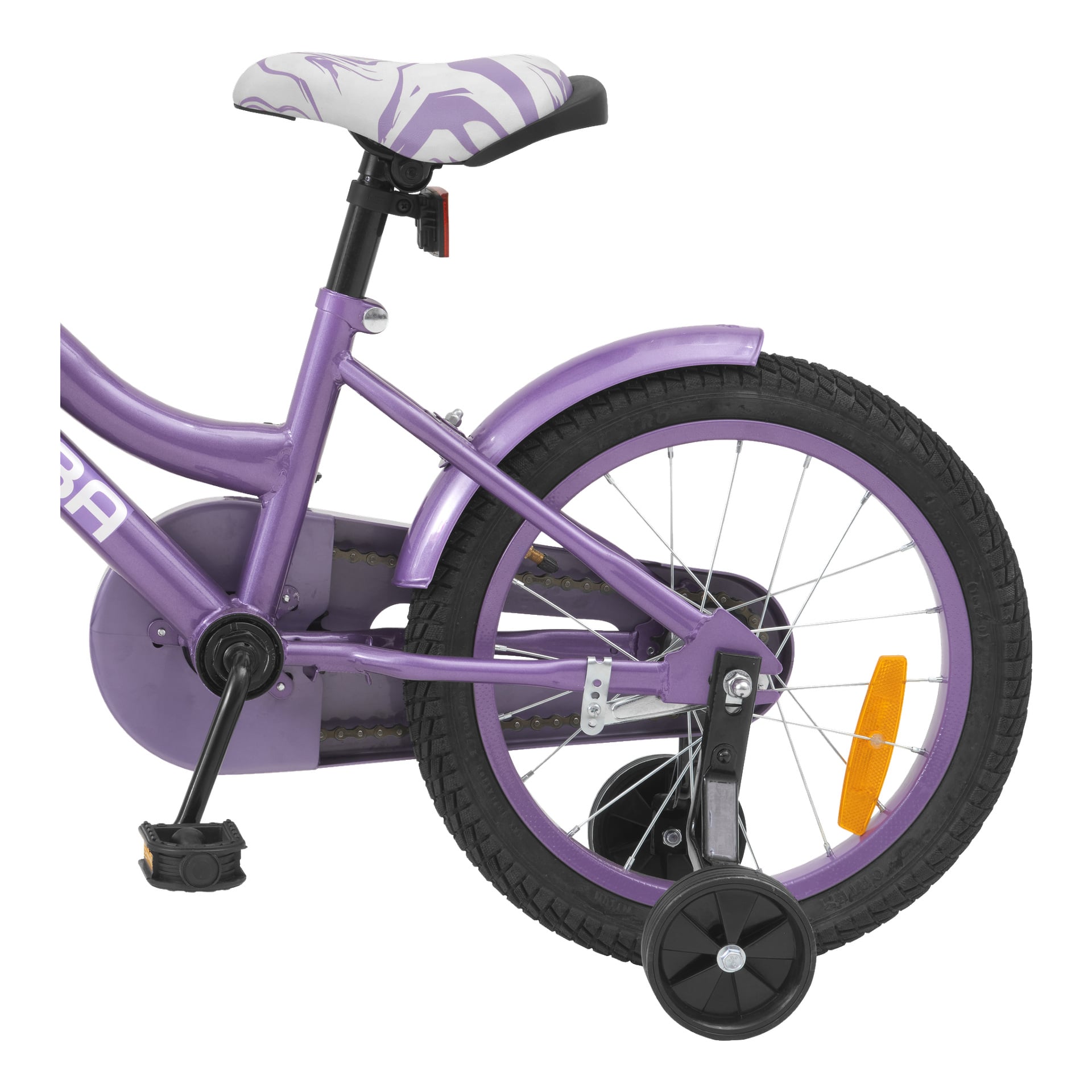 Kinderfahrrad 16 Zoll mit Sttzrdern 16" | Lila | Jula