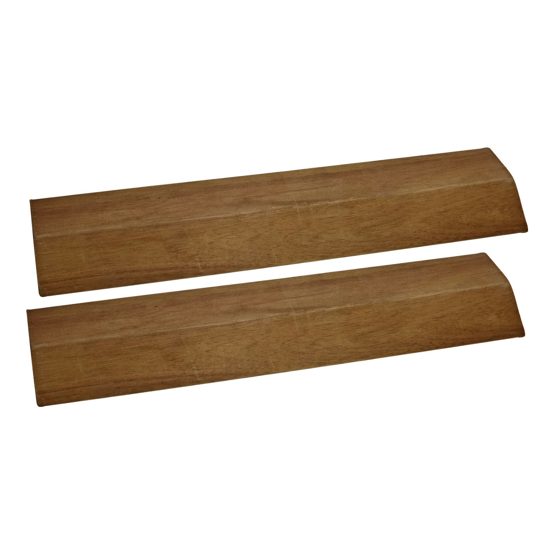 Fyra rektangulära "Edge for floor tiles"-delar från Hard Head, var och en med lätt fasade kanter, är uppradade parallellt med varandra.