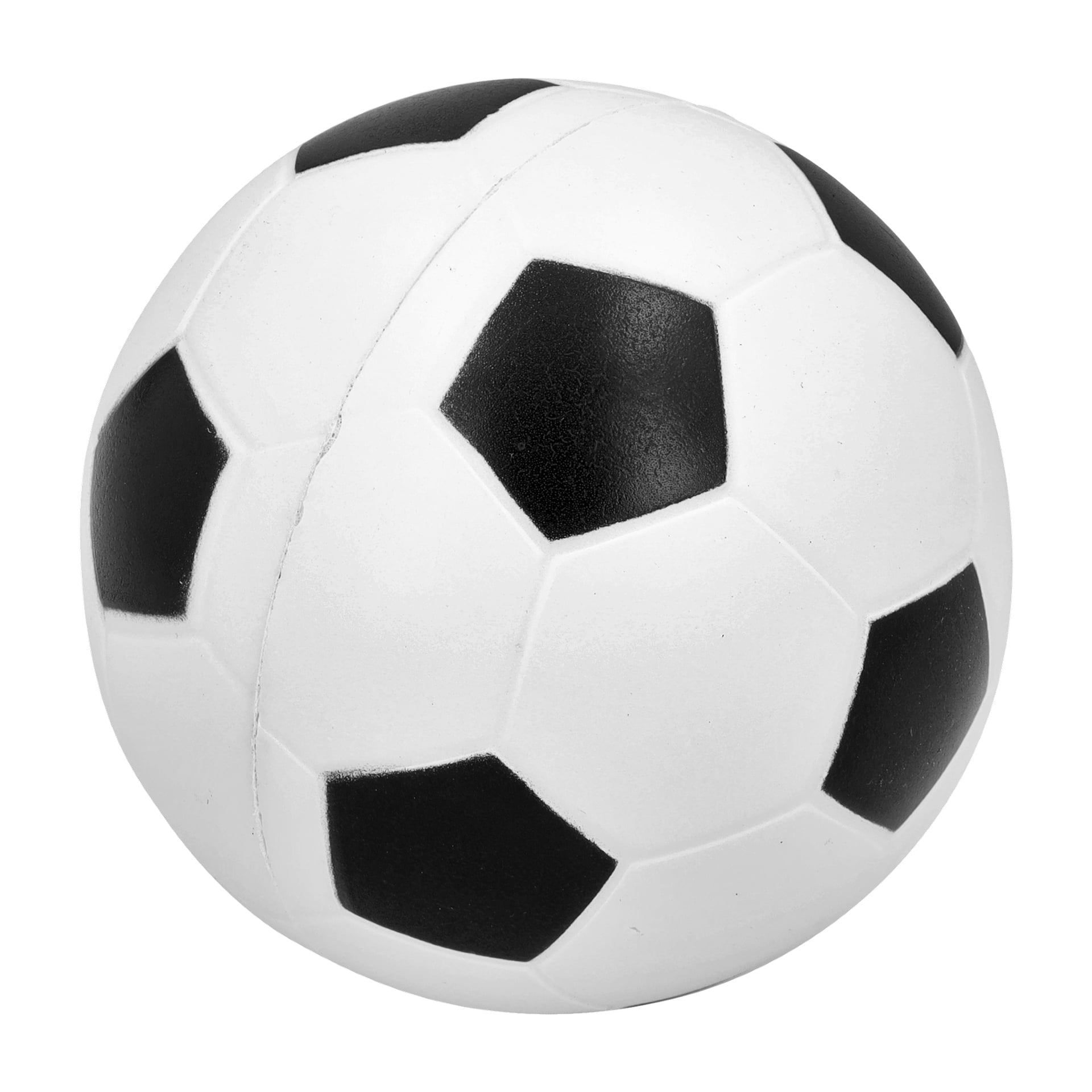 En Kayoba studsande vattenboll med ett svartvitt mönster bestående av femkanter och hexagoner.