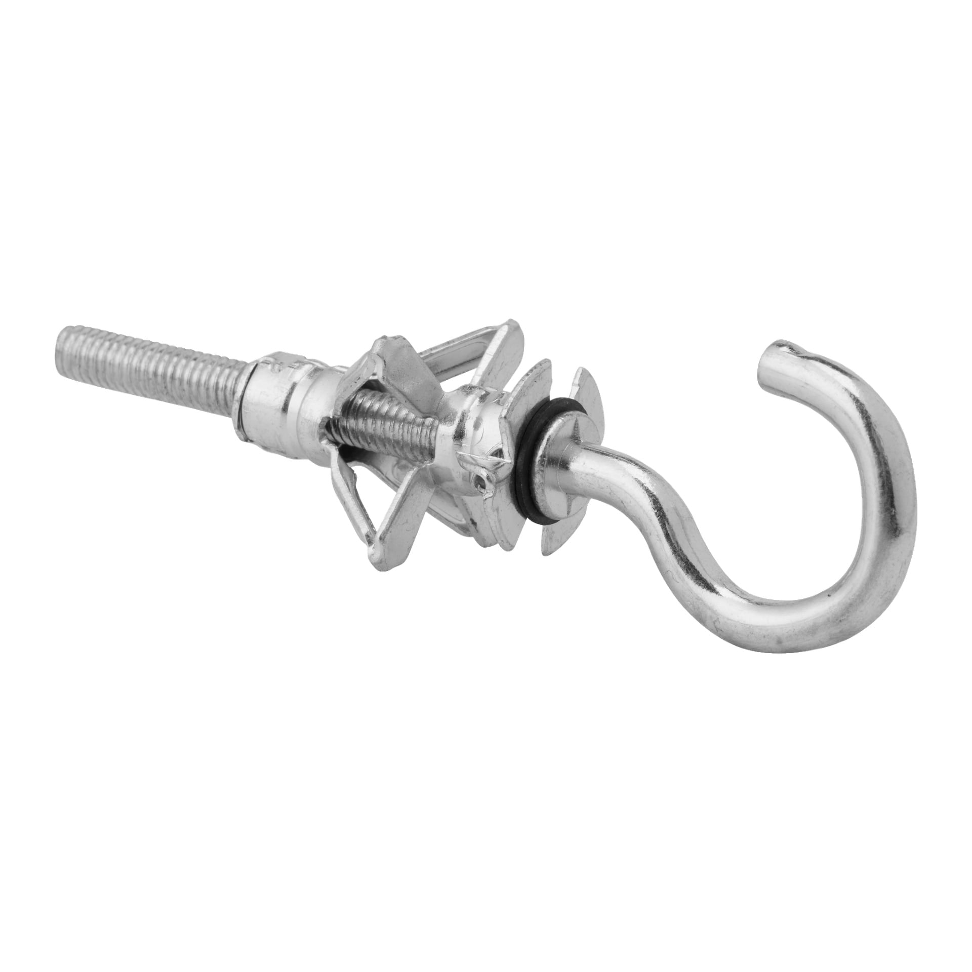 Fem Hard Head metallutvidere med C-formede kroker, hver utstyrt med gjengebolt og fjærbelastede vinger.