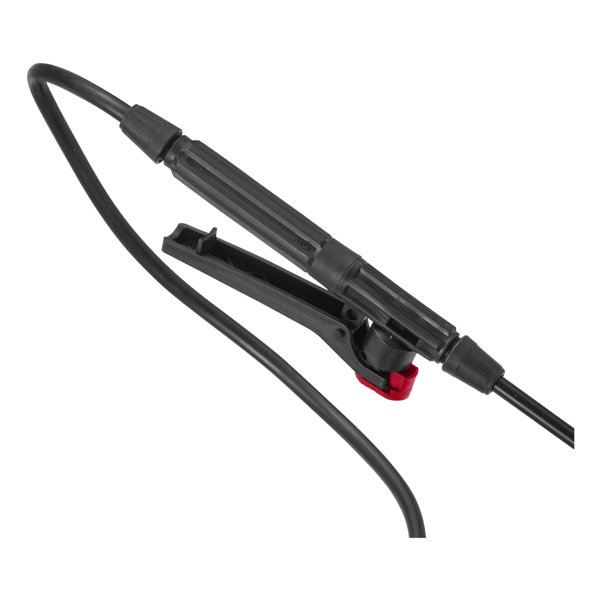 En Meec Tools spraypistol utrustad med axelremmar.