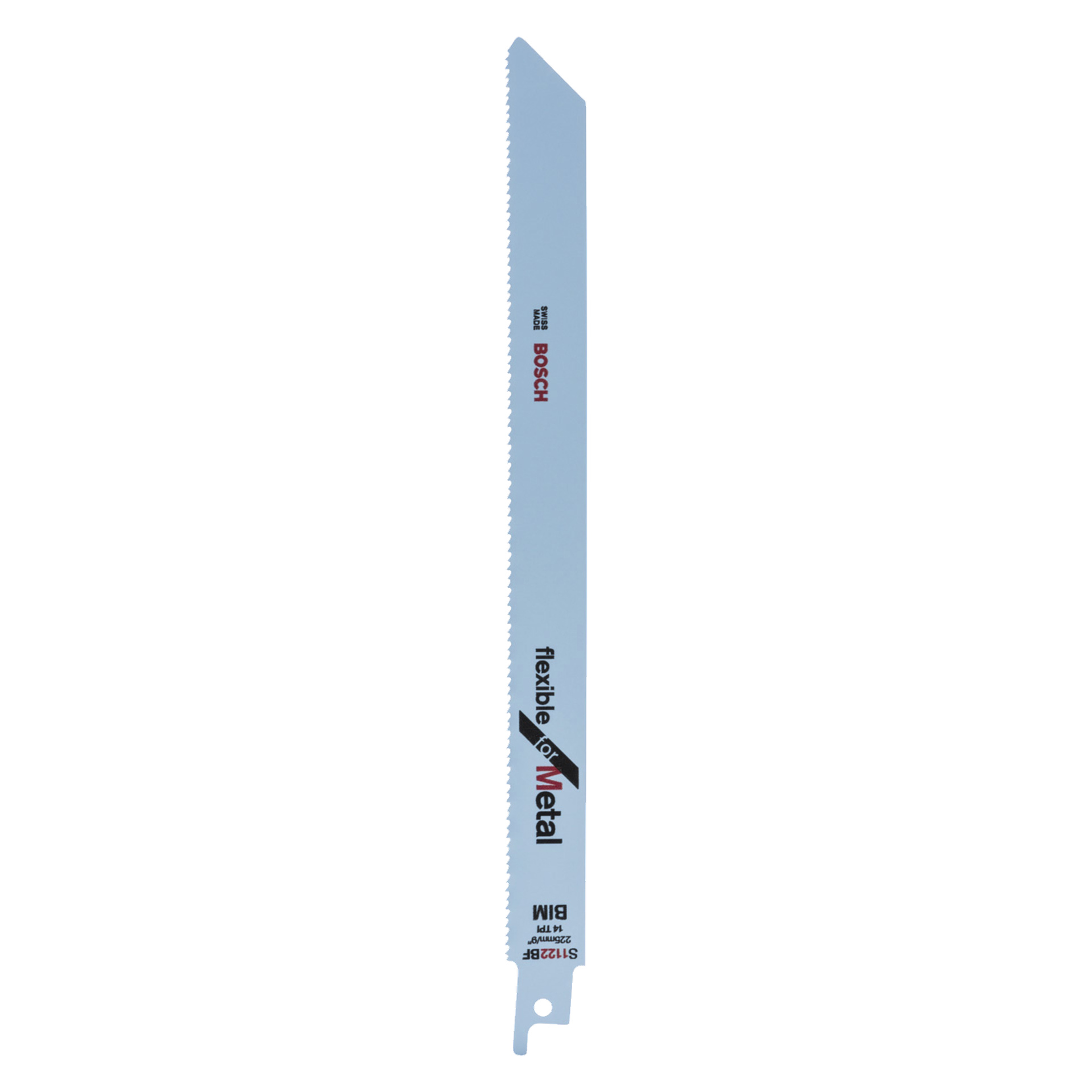 Bosch Mäntäsahan terä 2-paketti, joustava metallille, BIM:lle, 14 TPI:lle, 225mm/9 ja S1122BF.