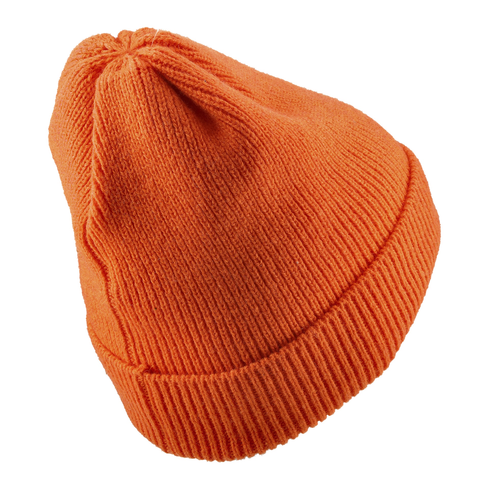 En Kayoba Outdoor Knitted jaktmössa med vikt brätte visas. Hatten har ett enkelt resårmönster och små veck upptill.