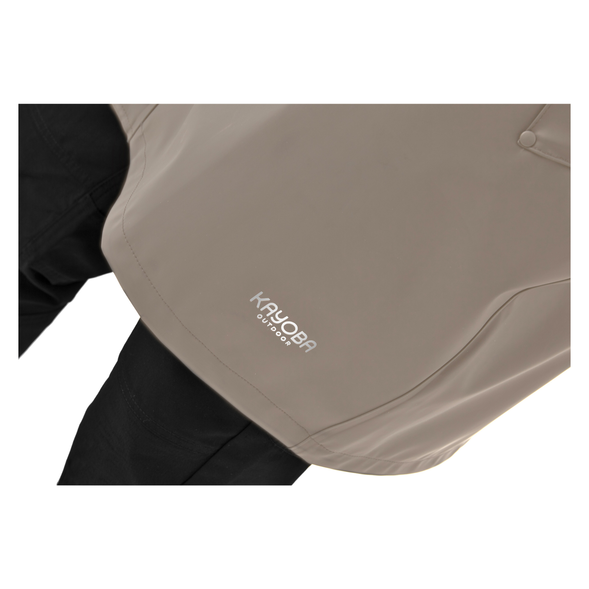 Regnfrakk XL | Justerbar hette | Kayoba Outdoor | Jula